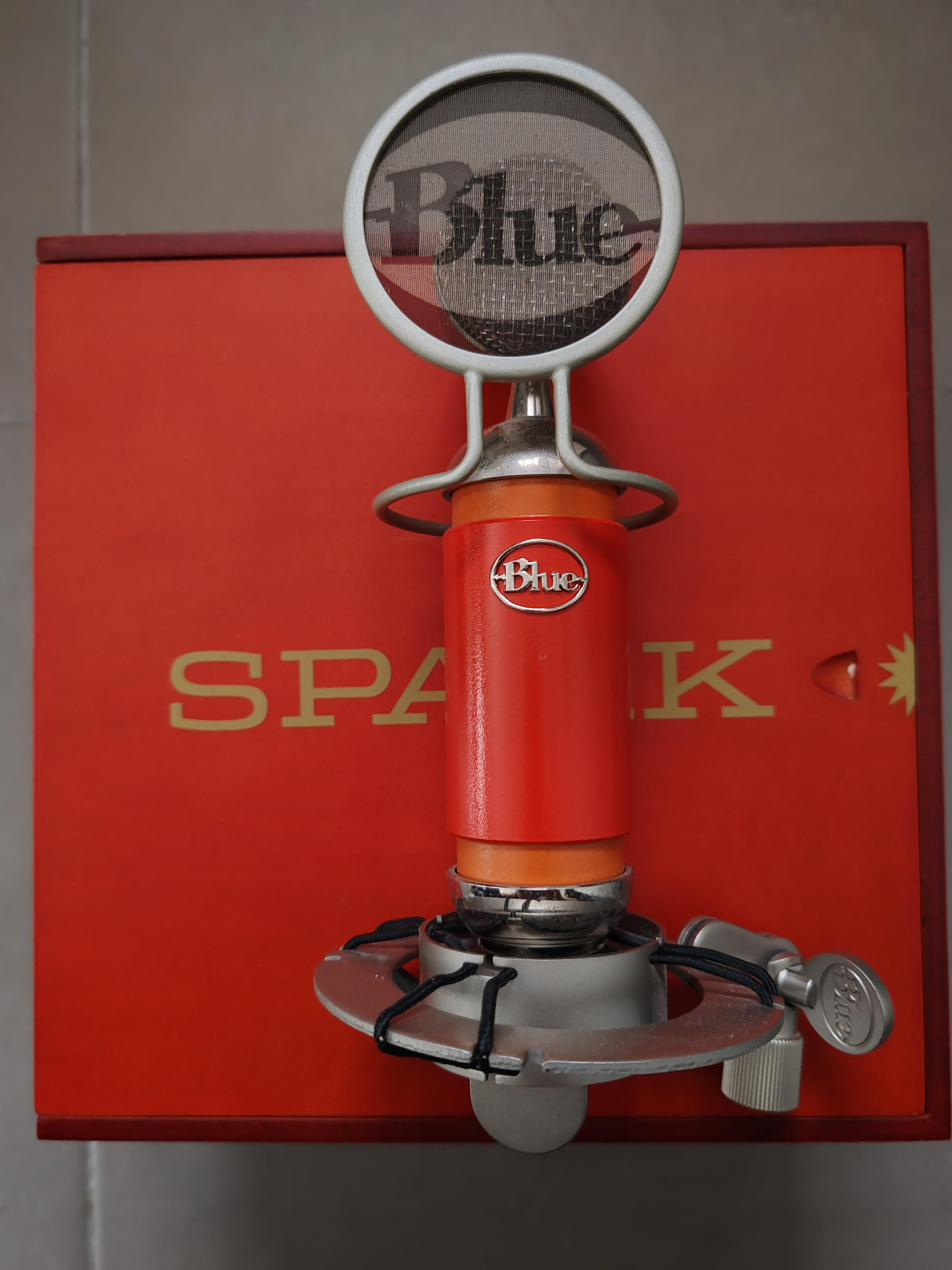 Vends micro BLUE Spark (voix, guitares acc...) en très bon état