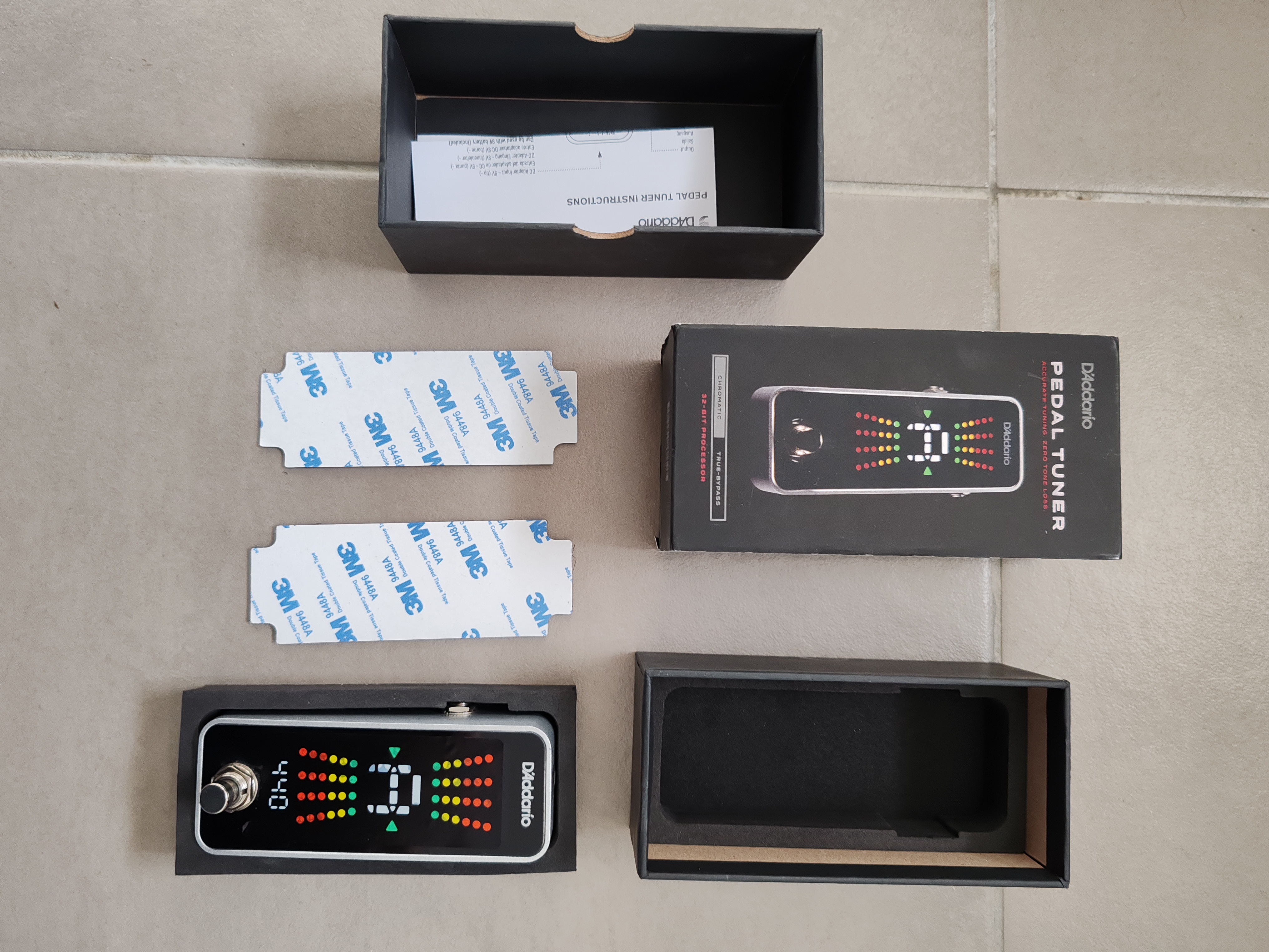 D'Addario Chromatic Pedal Tuner (40345)