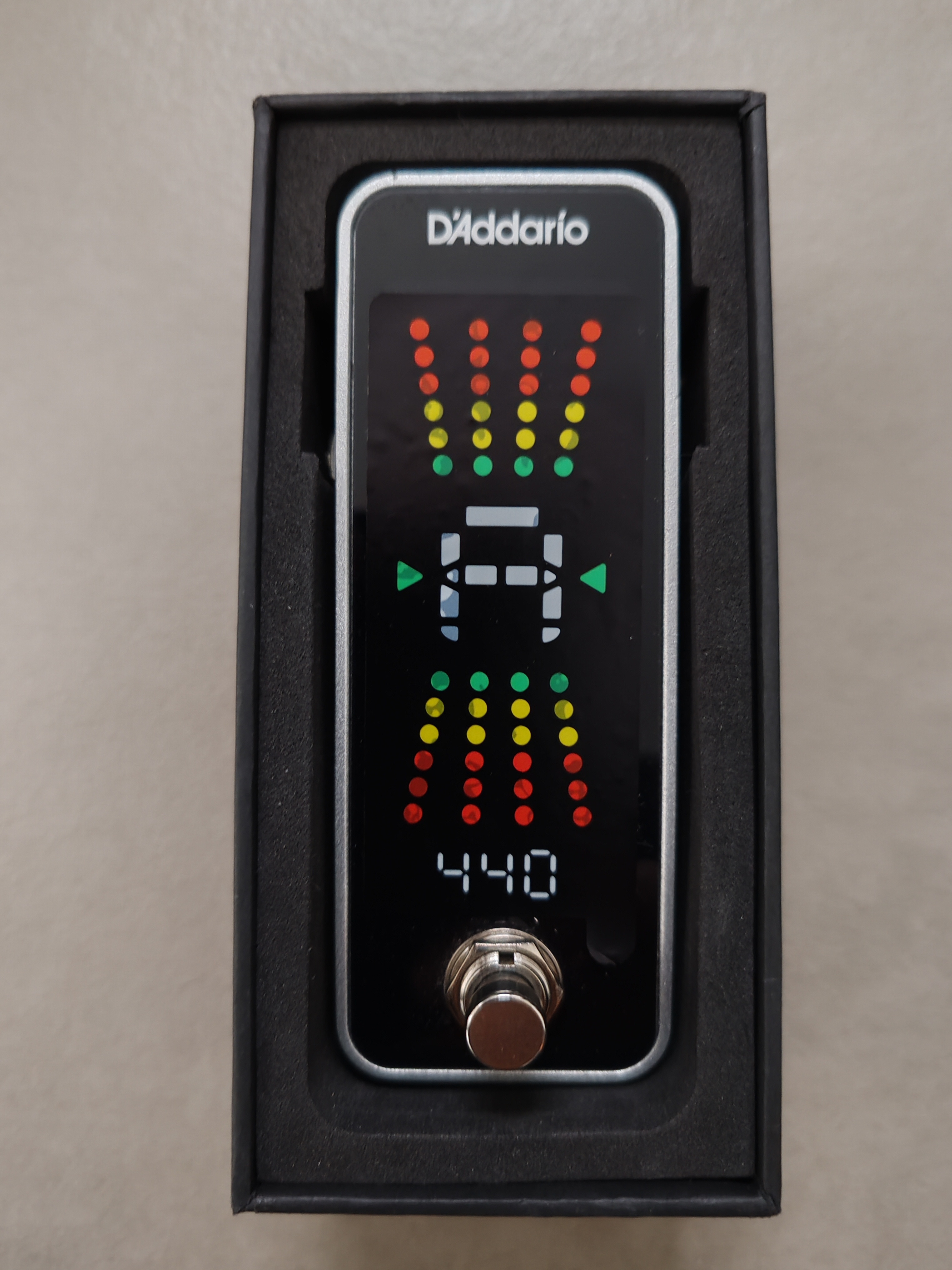 D'Addario Chromatic Pedal Tuner (43375)