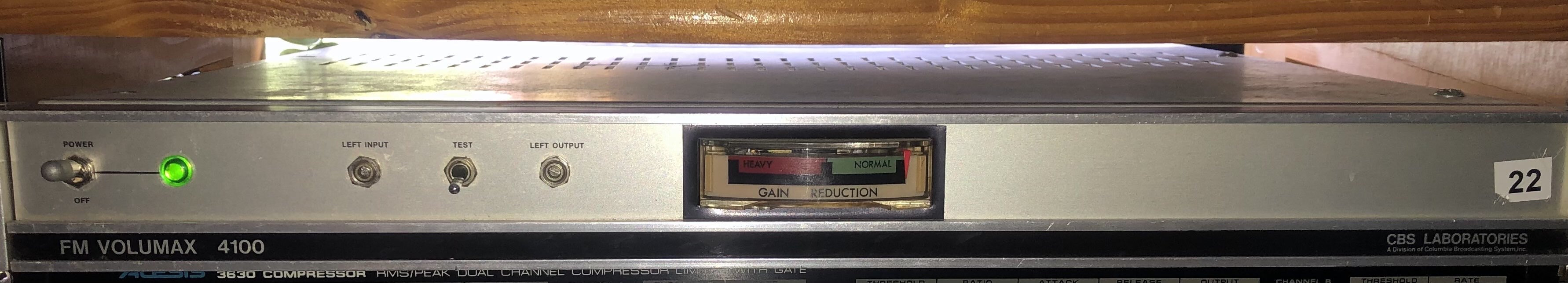 FM Volumax 4100 - Compresseur radio US 70s (CBS)