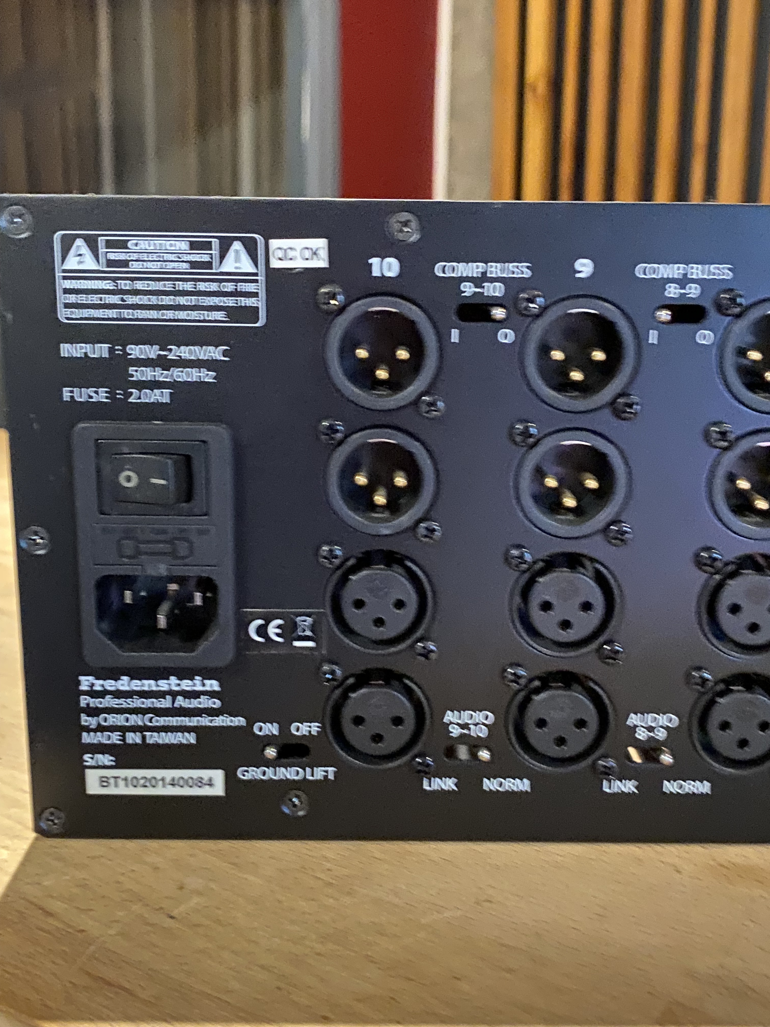 Fredenstein Professional Audio Bento 10 (11438)