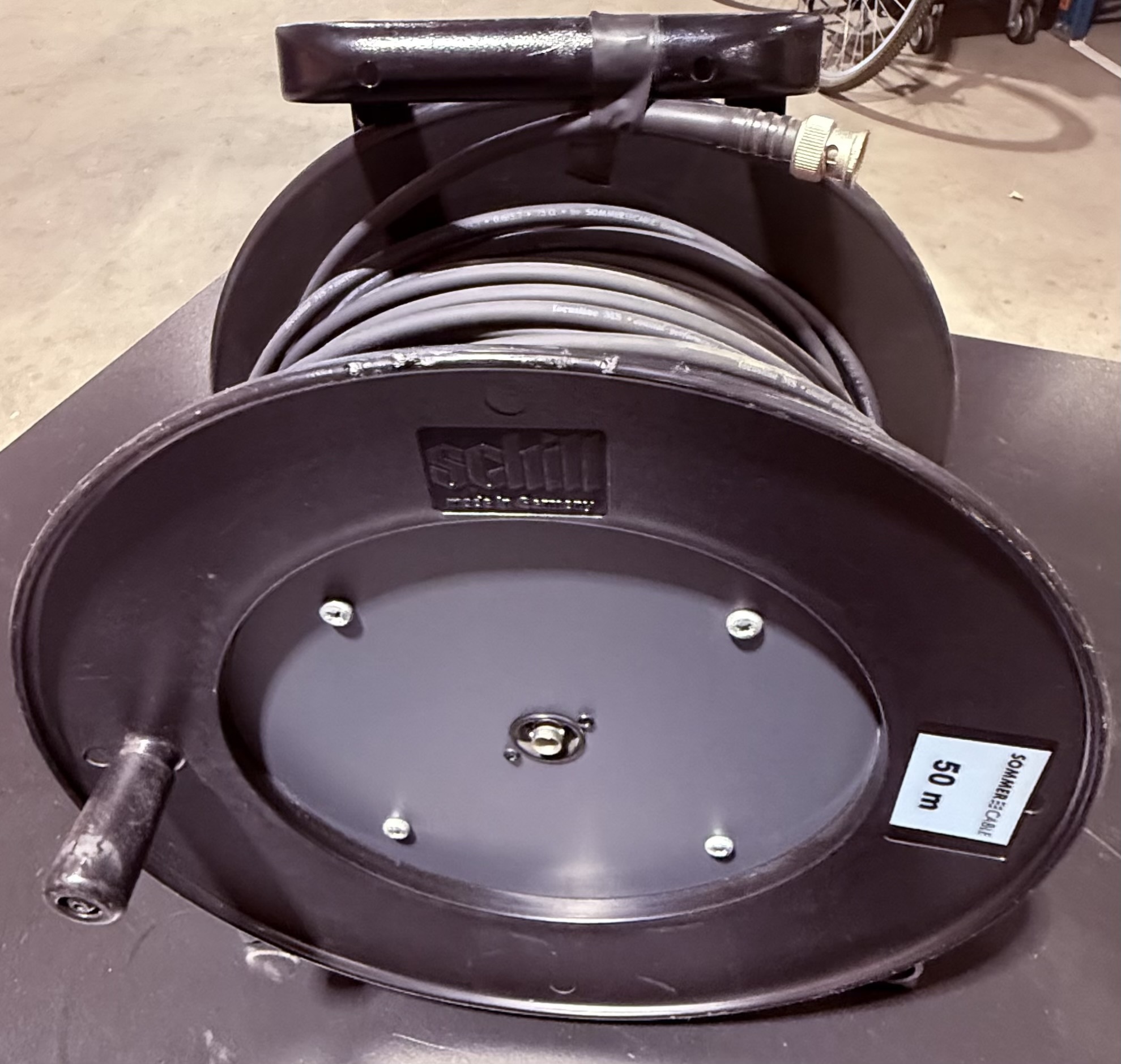 Enrouleur cable coaxiale 