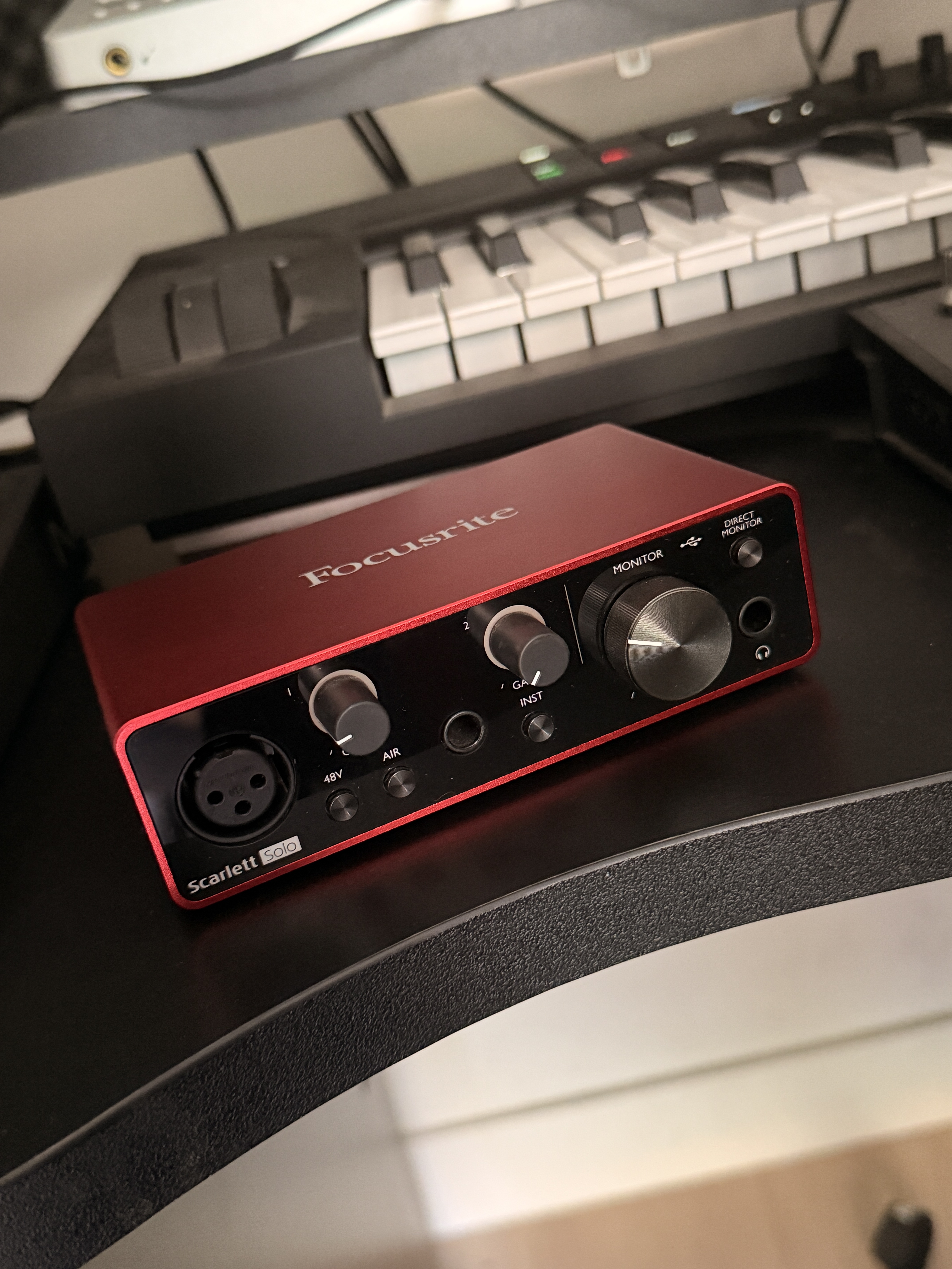 Carte son Scarlett solo USB Focusrite 3rd Gen