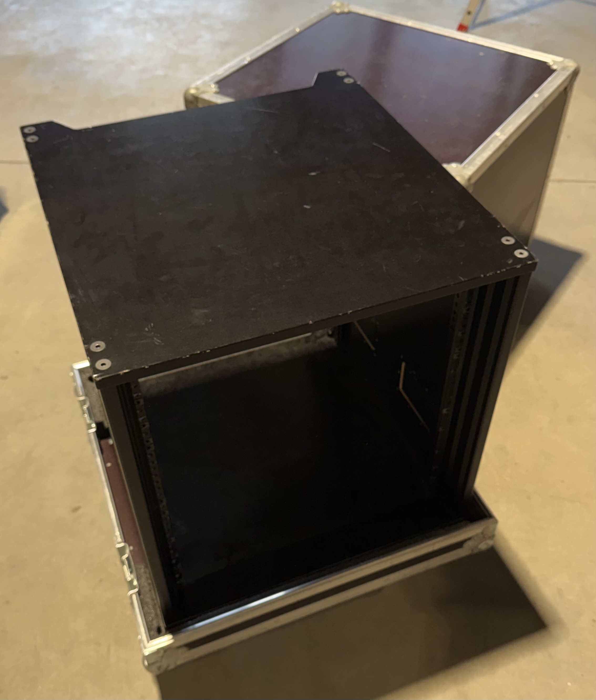 Flight case pour régie 12U