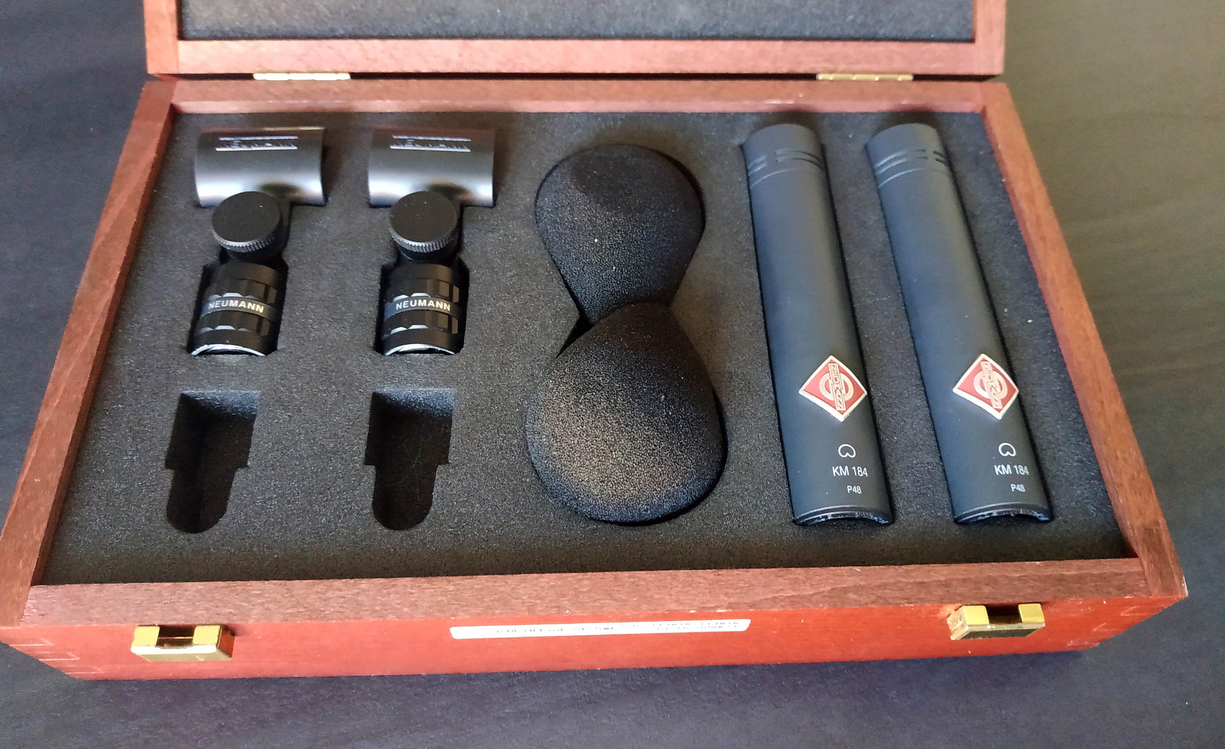 Neumann KM184 KM 184 Stereo Set + accessoires
