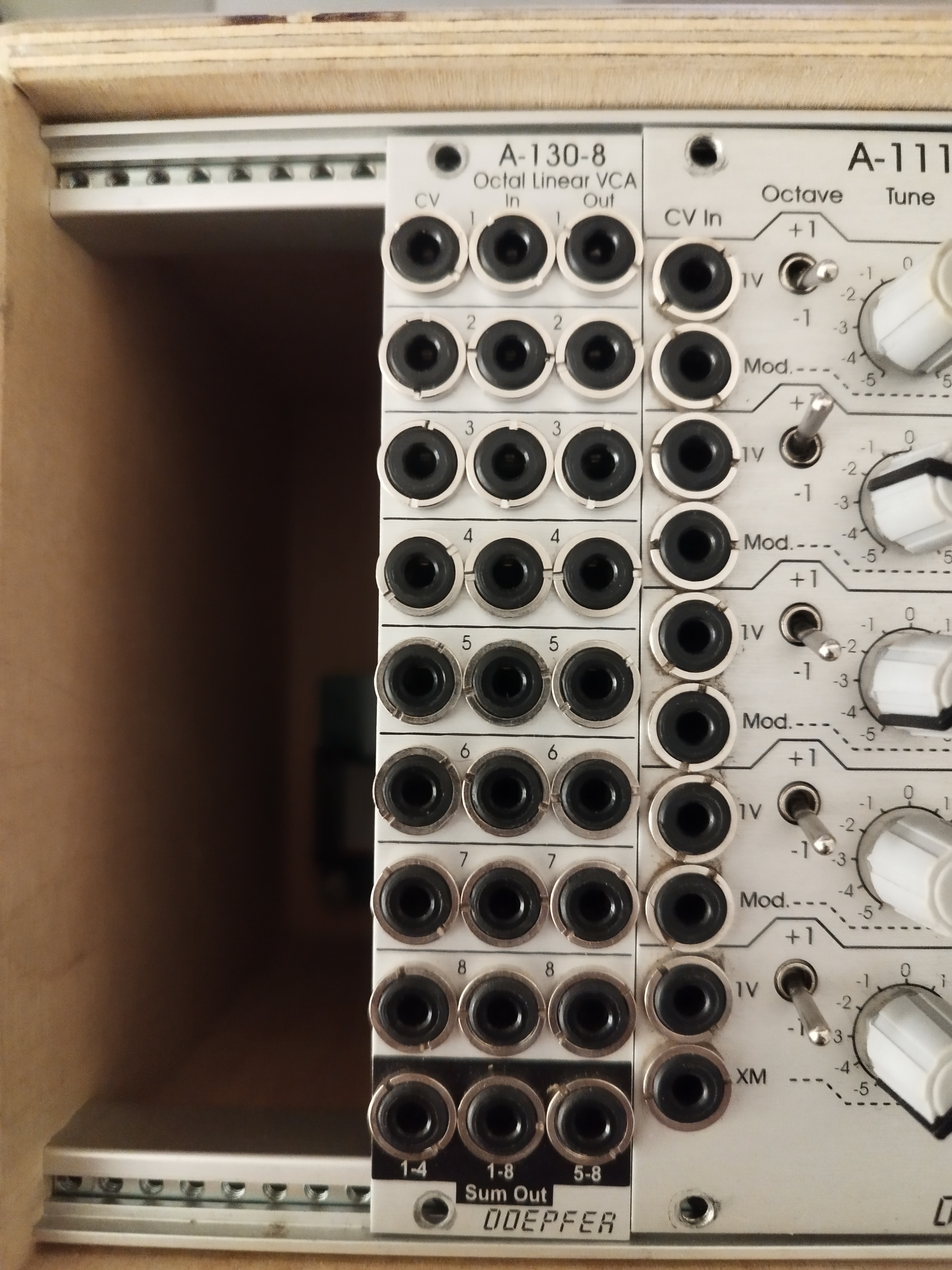 Doepfer A-130-8 Octal Linear VCA