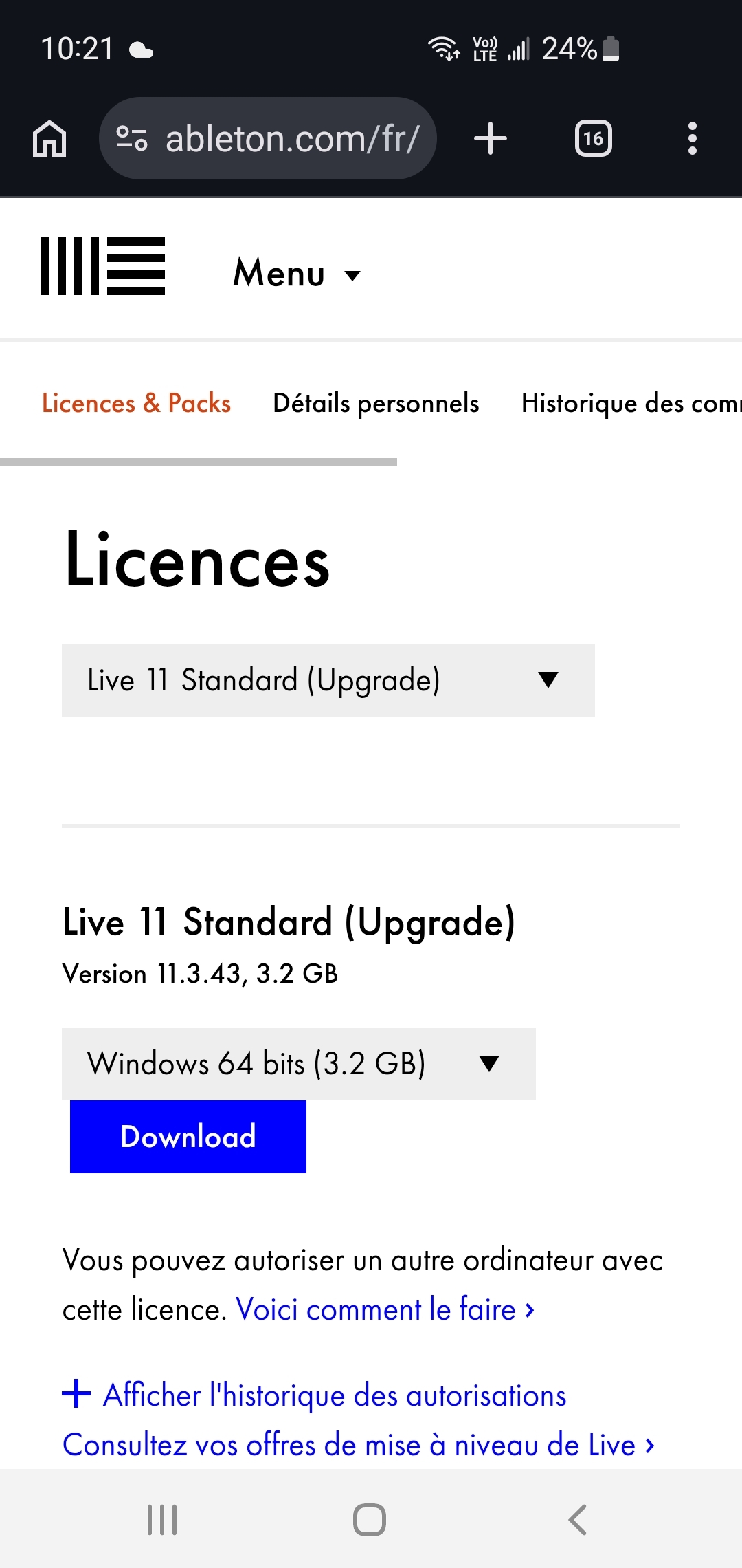 Licence ableton live 11 standard 