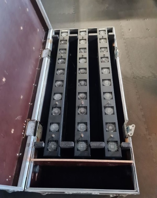 6 x sunstripes active dmx showtech