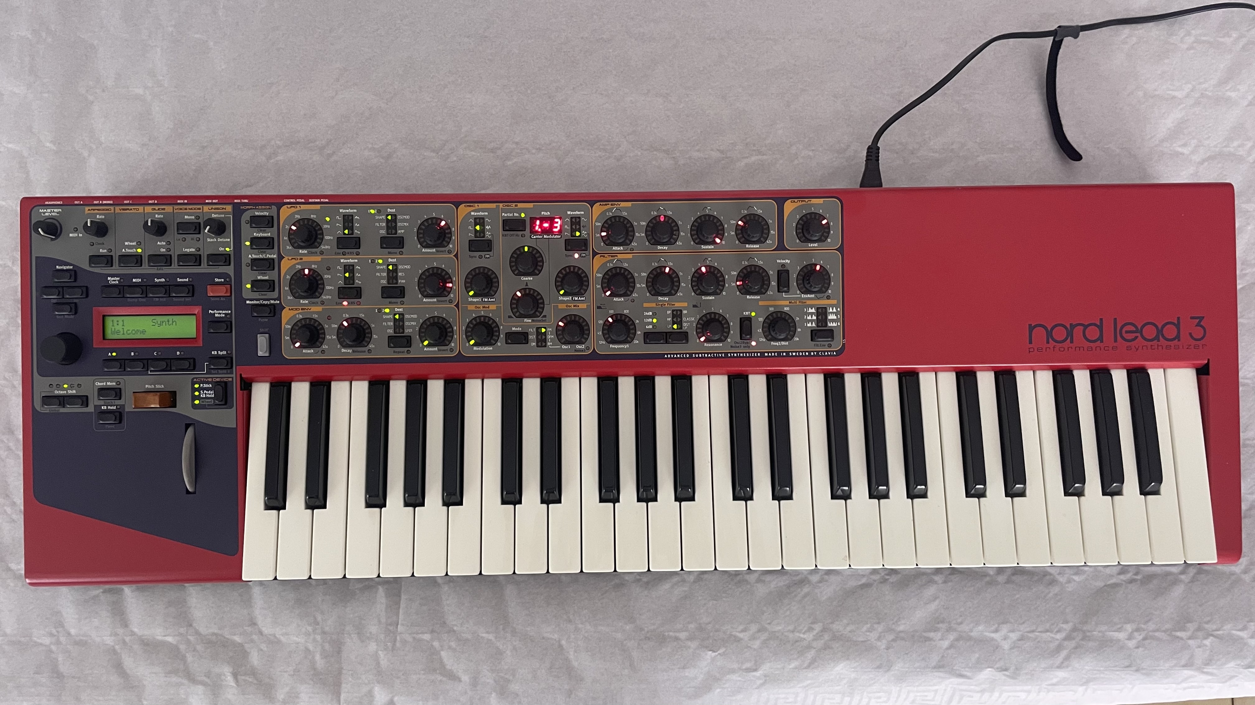 Nord Lead 3 49-Key 24-Voice Polyphonic Synthesizer