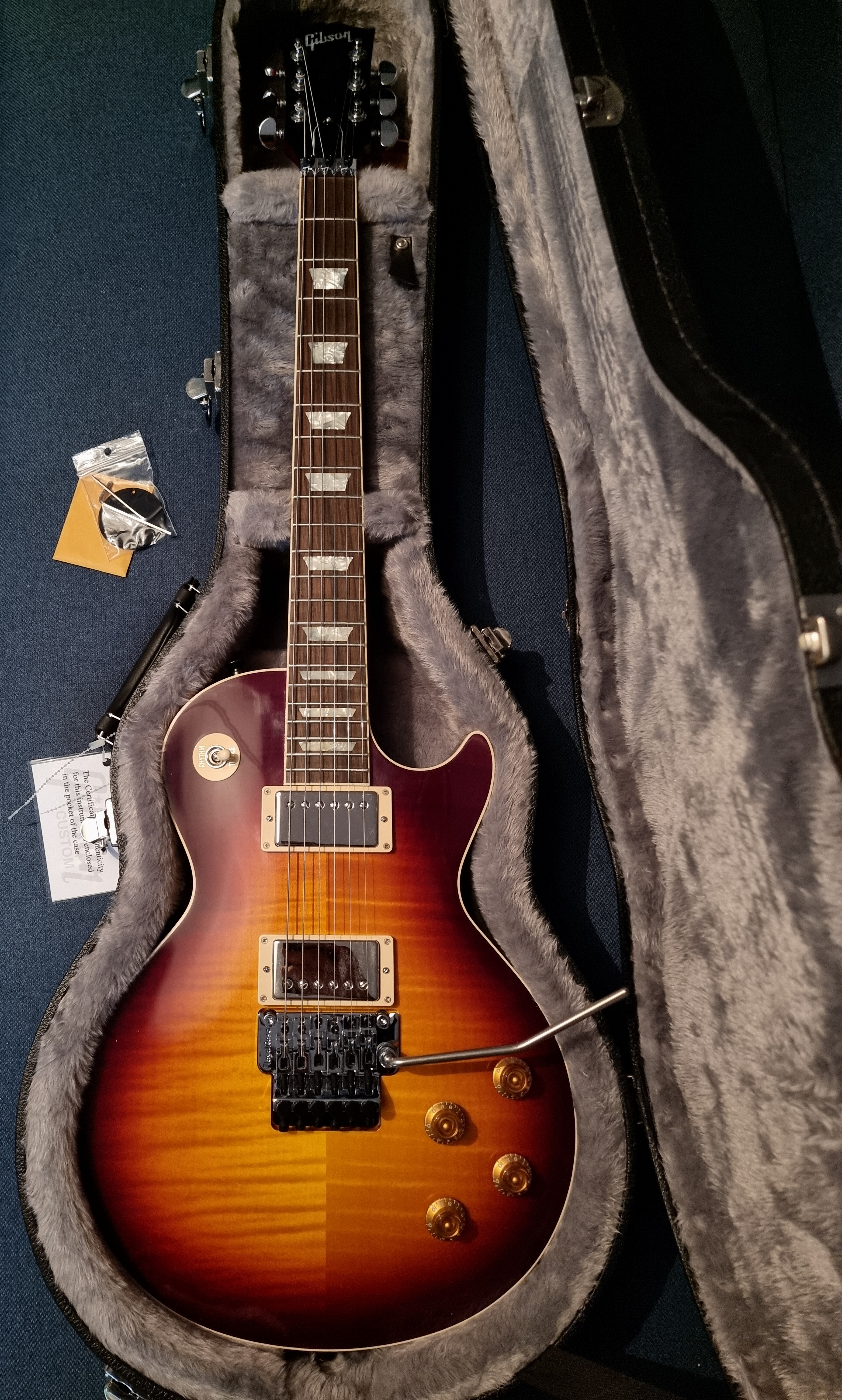 Gibson Custom Shop Les Paul Axcess Standard Figured Floyd Rose Bourbon Burst