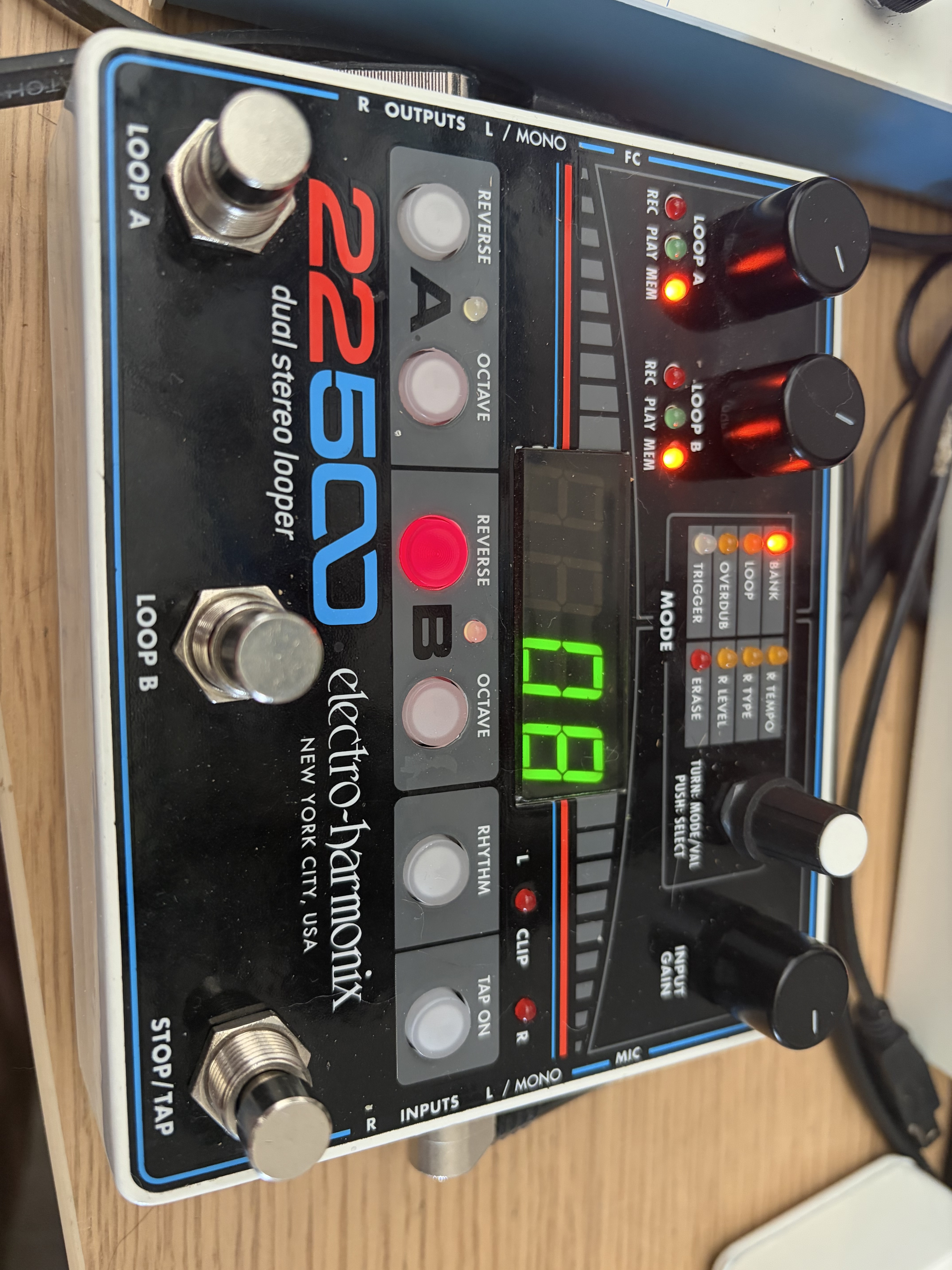 Looper EHX 22500+foot controller