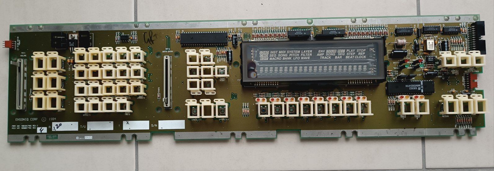 Ensoniq asr10 Displayboard