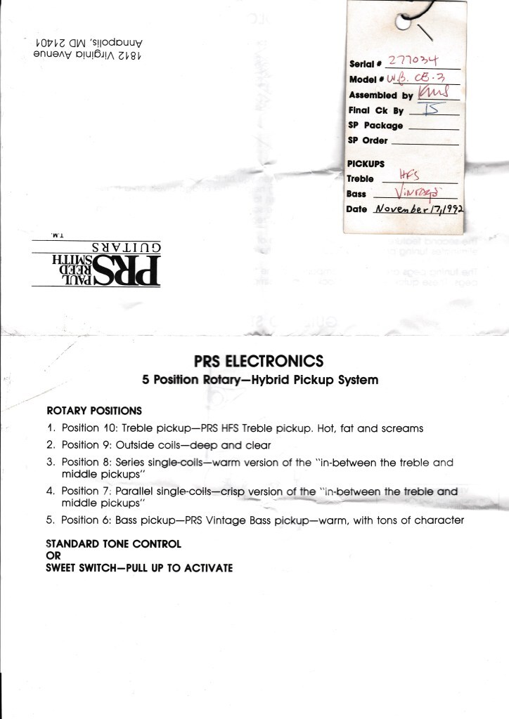 PRS papers