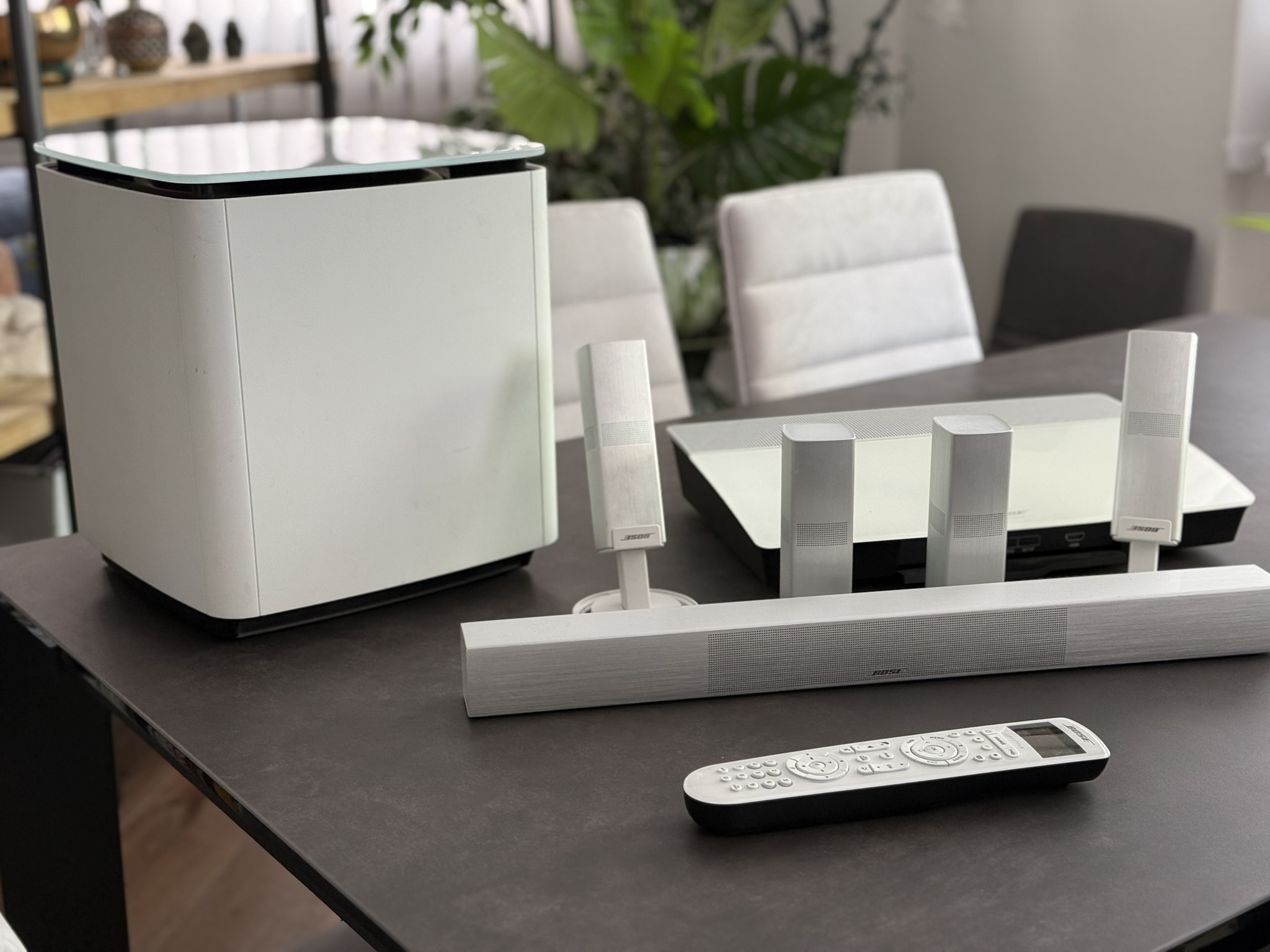 Home cinéma Bose Lifestyle 650 blanc complet – excellent état – 2020