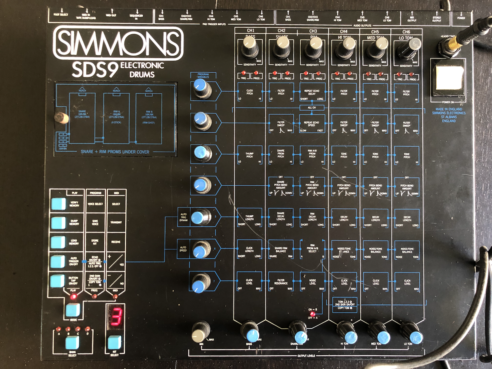 Simmons SDS9 pour pièces ou réparation