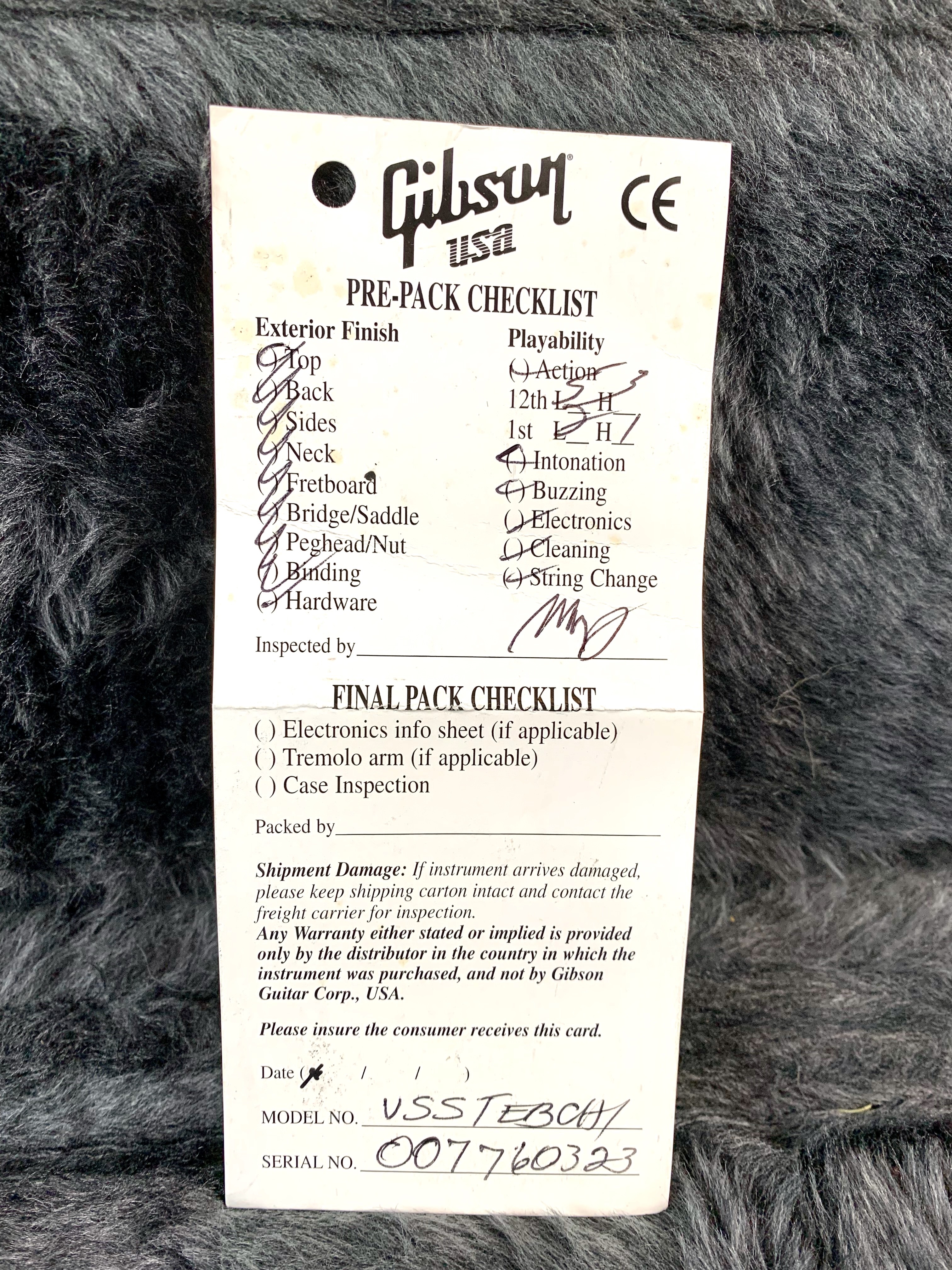 Gibson Vegas Standard (72636)