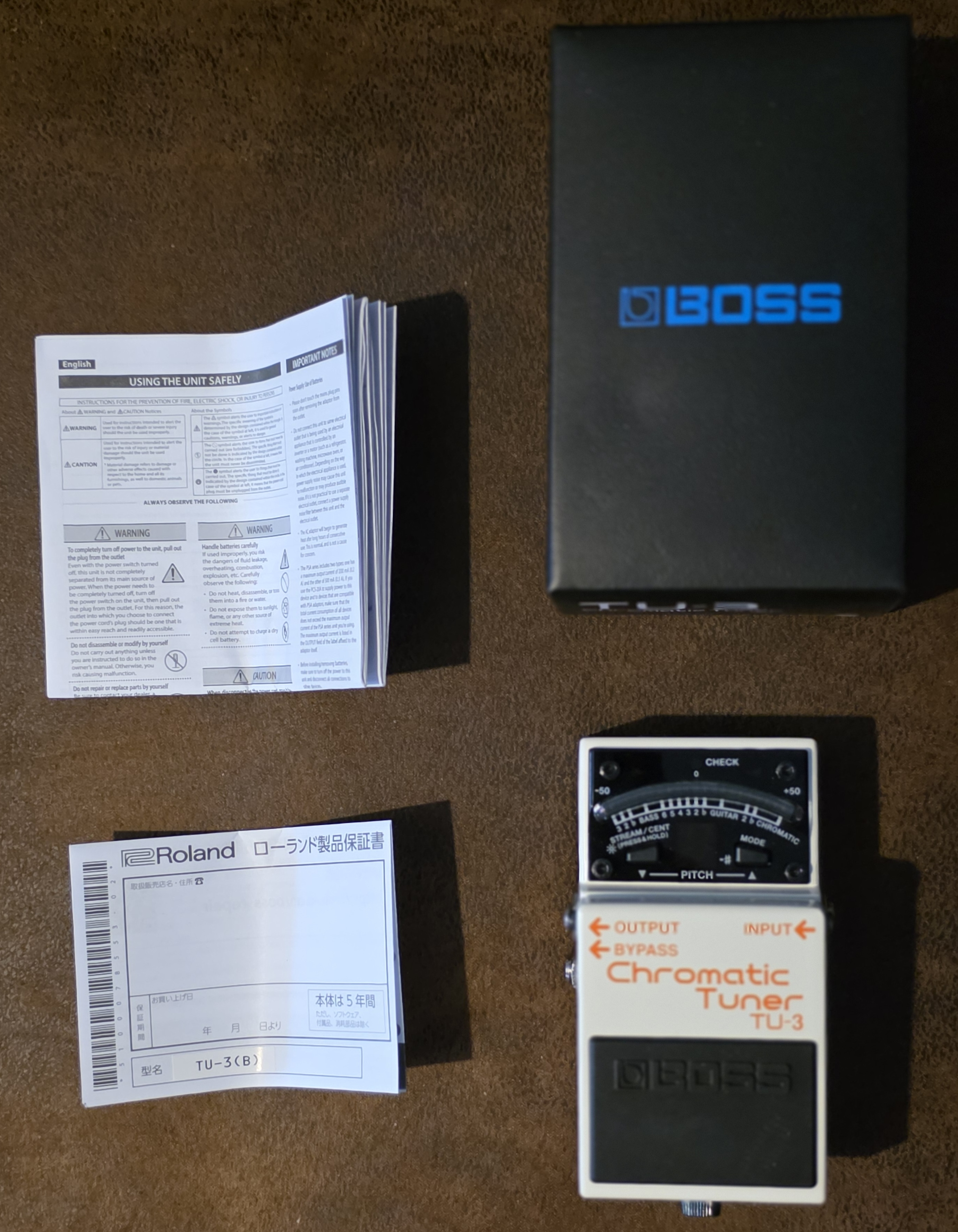 Boss TU-3 Chromatic Tuner