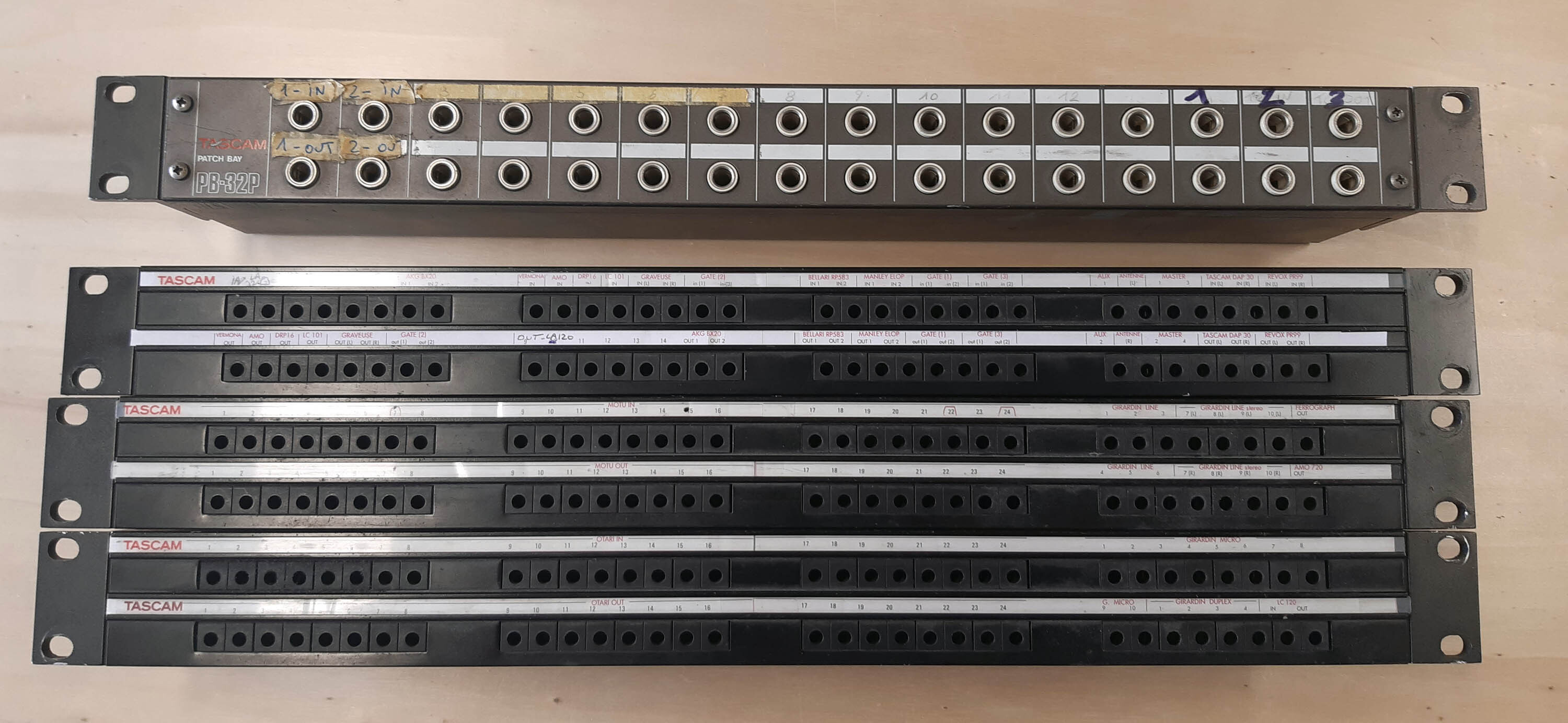 Vends Patch Bay TT BANTAM TASCAM PB-664