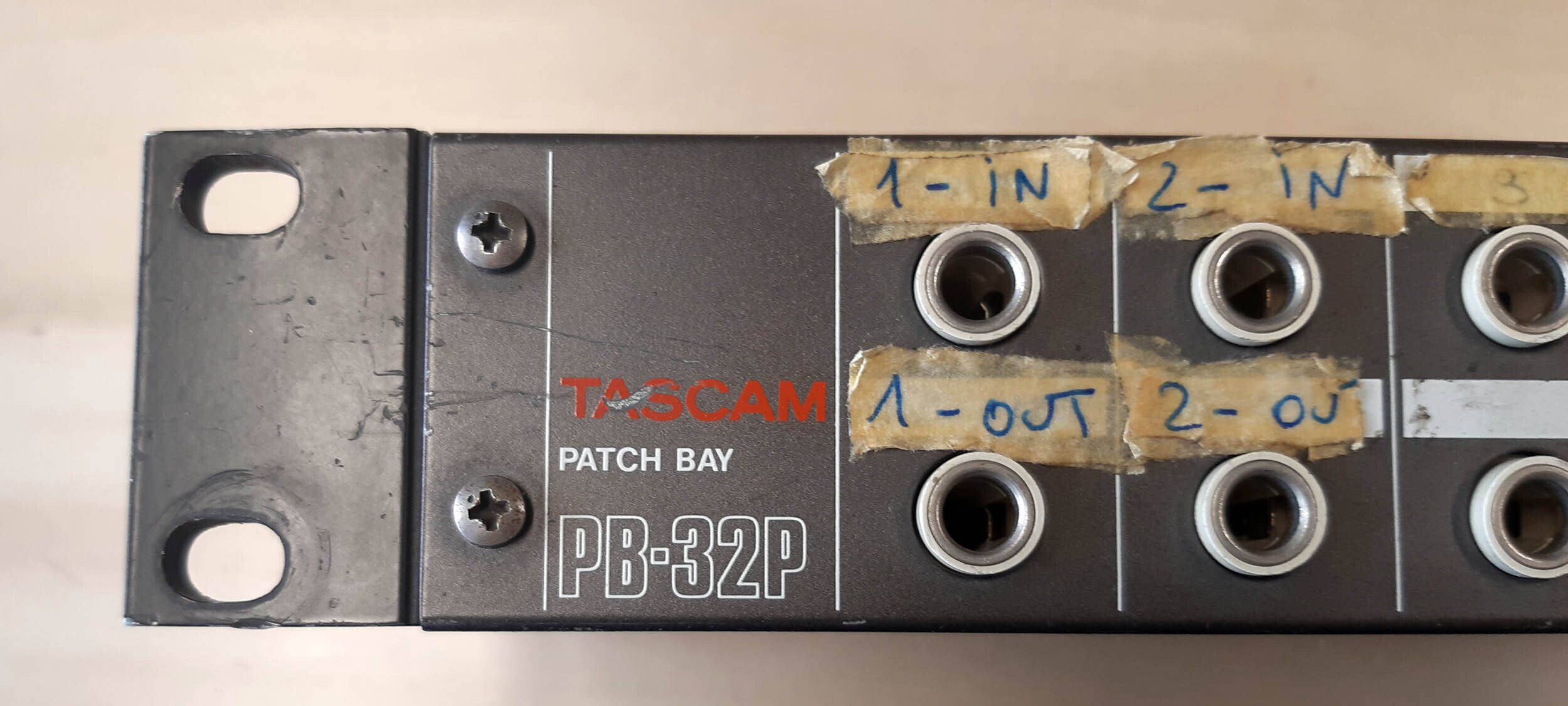 Vends patch bay TASCAM PB-32P jack