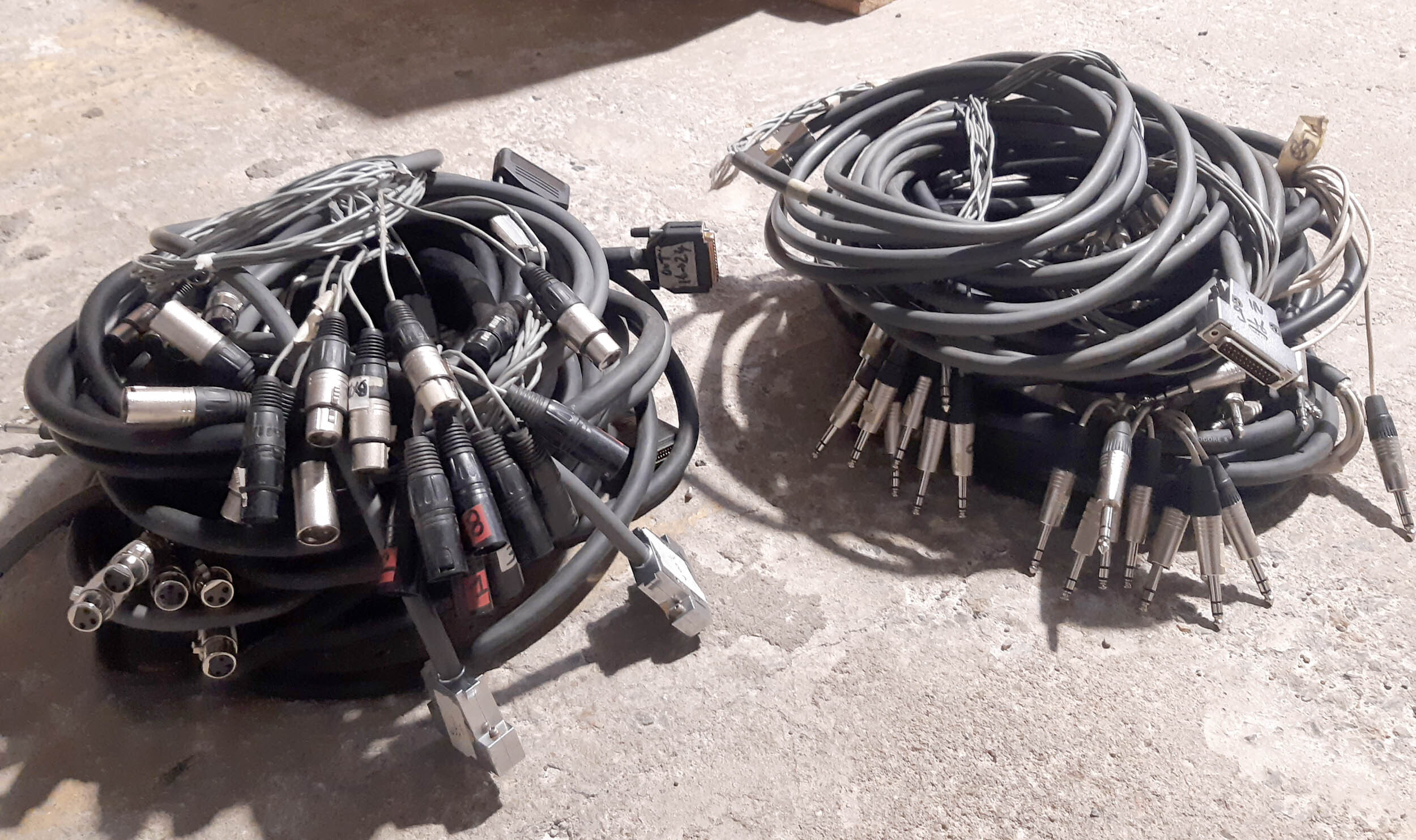 Lot de câble SUB D25 , KLOTZ, CORDIAL, TASCAM 