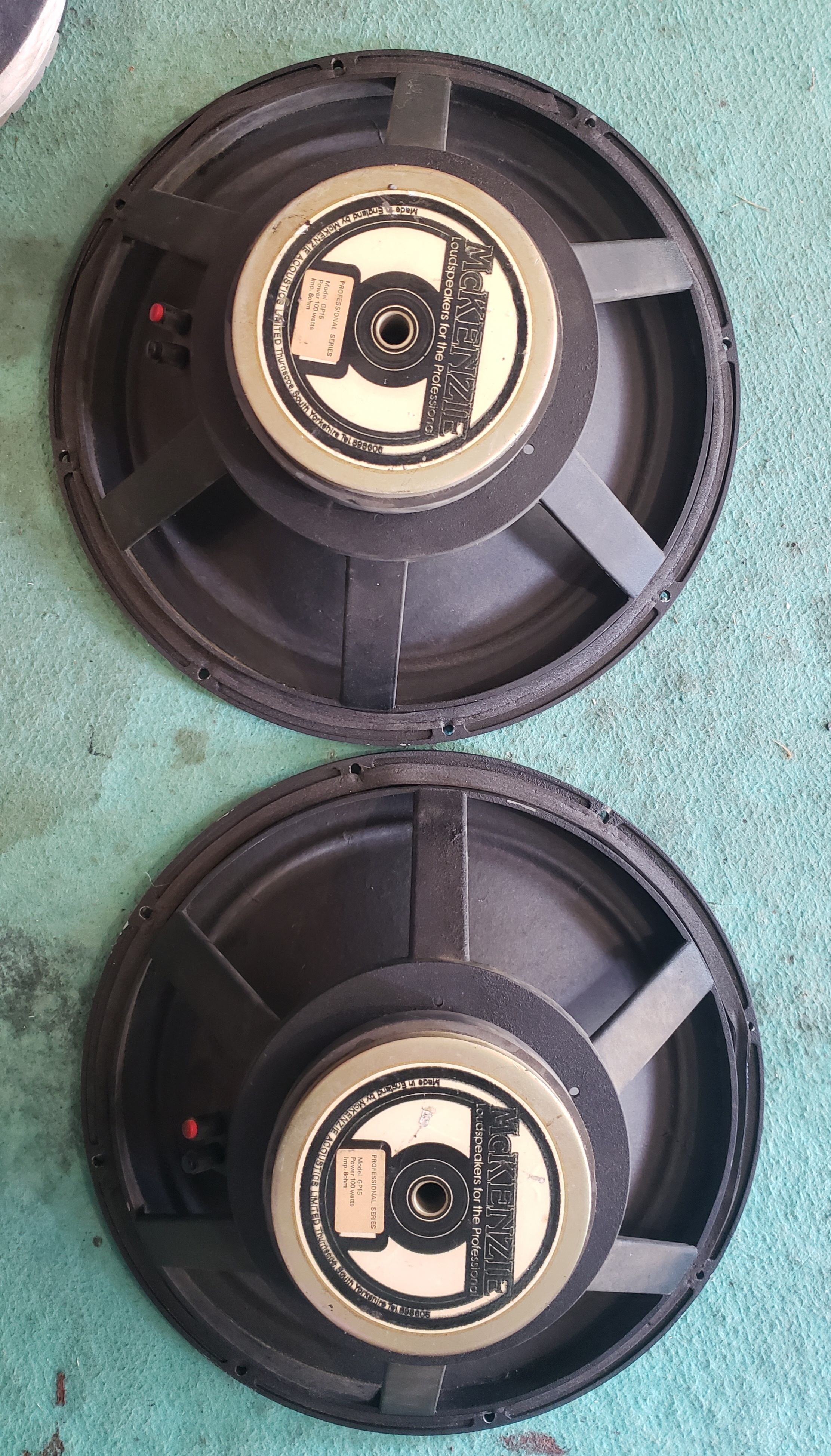 2xHp vintage mackenzie gp 15