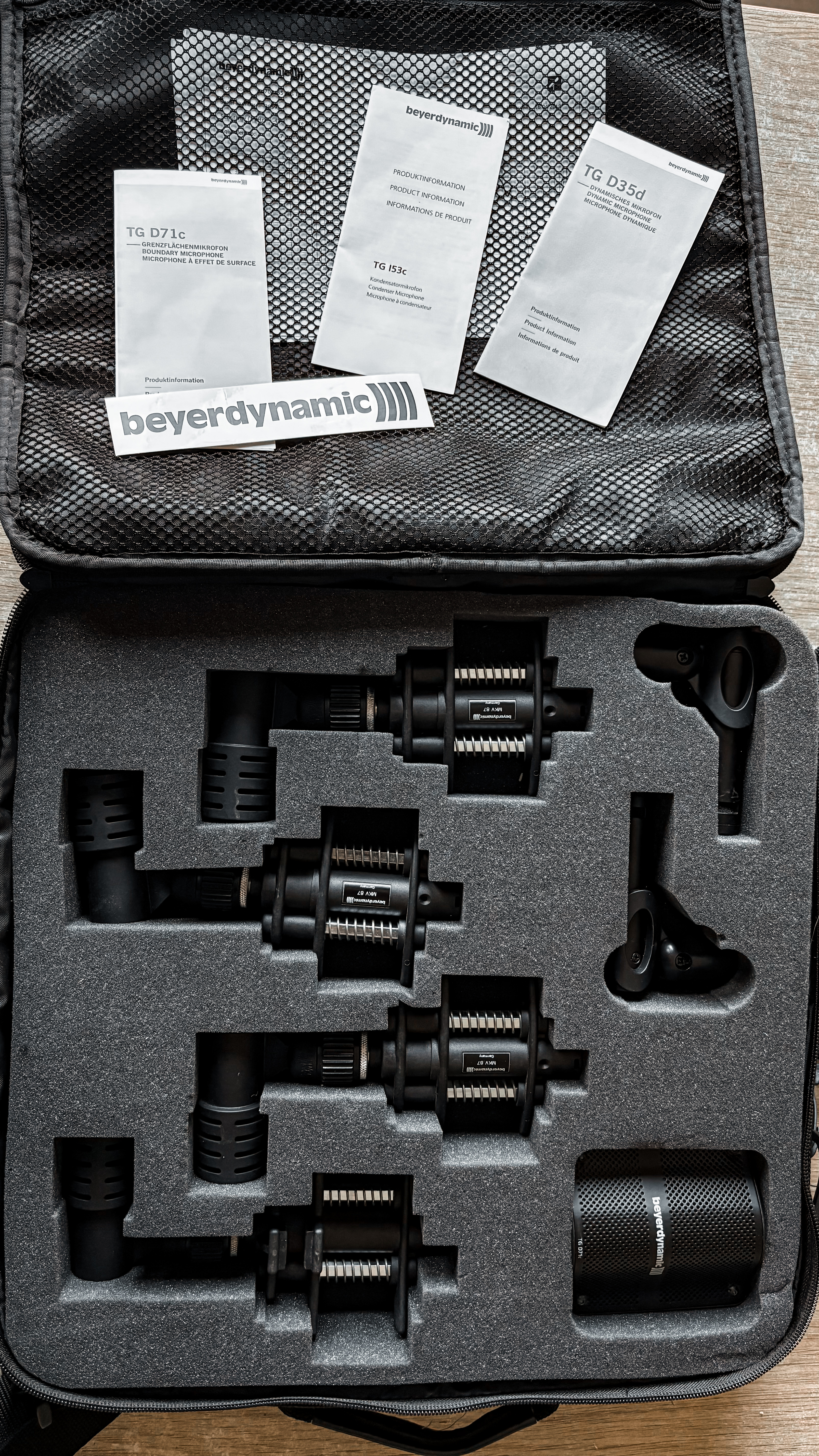 Kit micros Batterie Beyerdynamic TG Drum Set Pro MKII