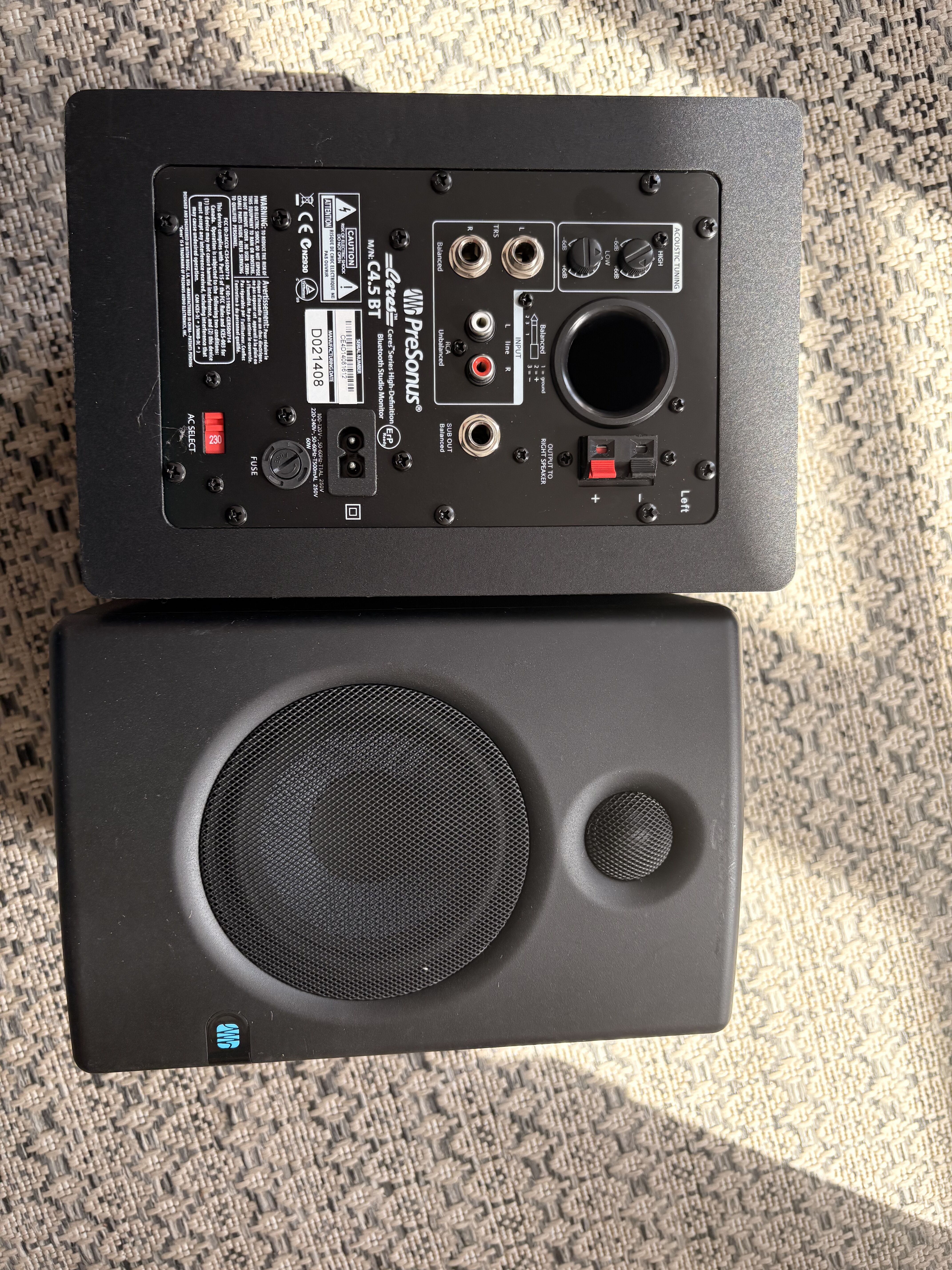 Vends hp Presonus CERES C4,5 BT