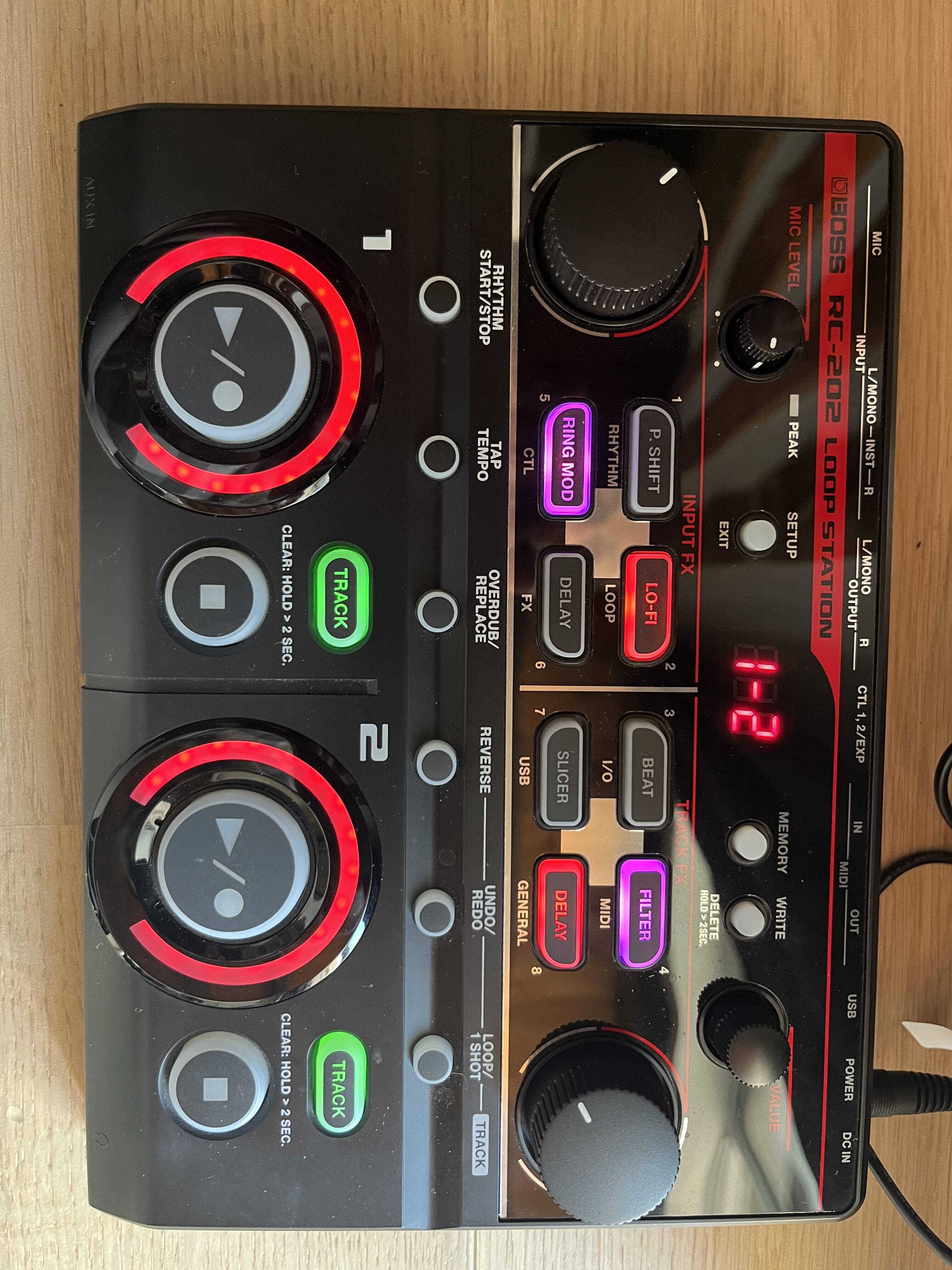 Loop Station RC-202 BOSS avec mallette