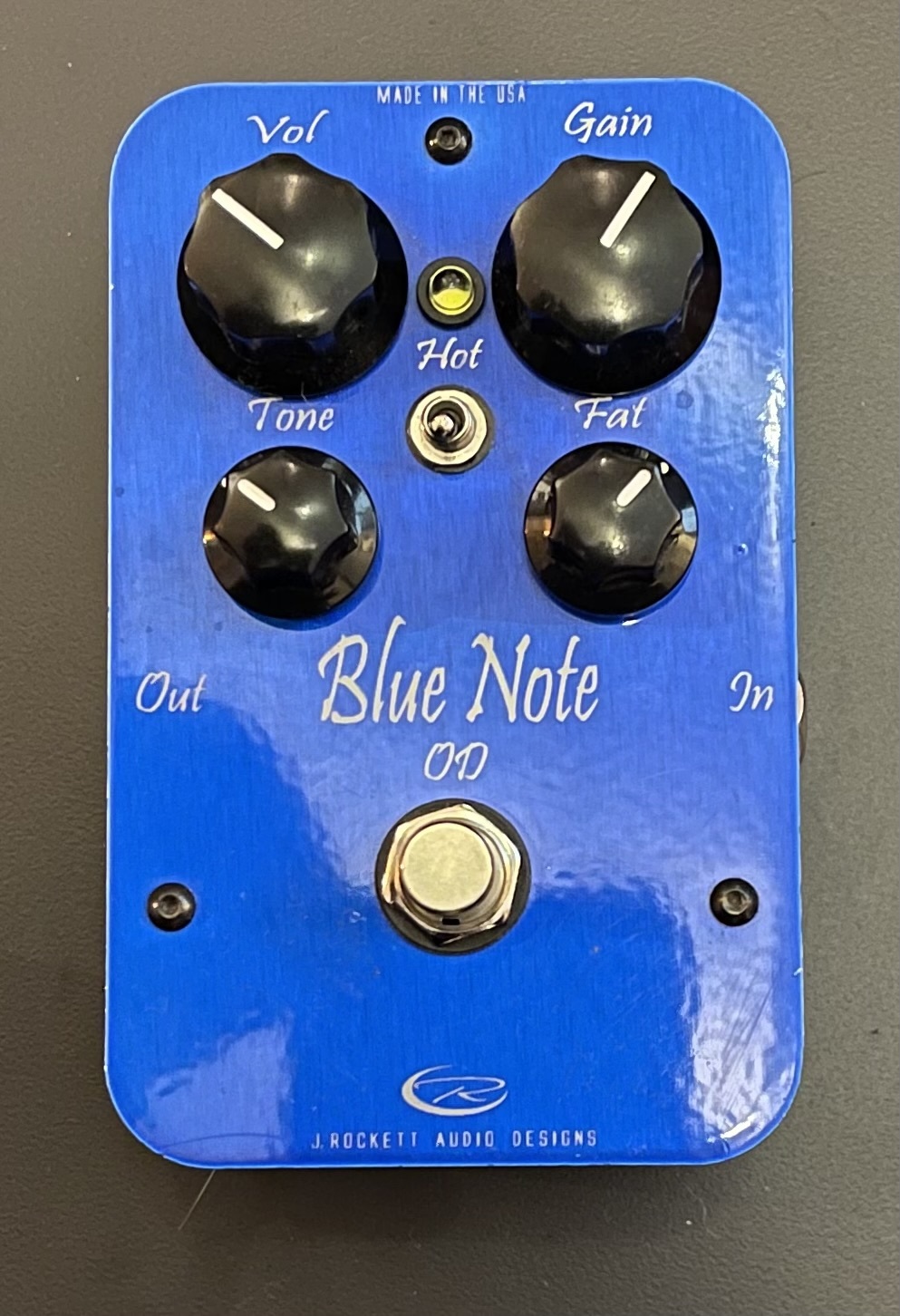 Pédale J. Rockett Blue Note – Occasion (avec boîte d’origine)