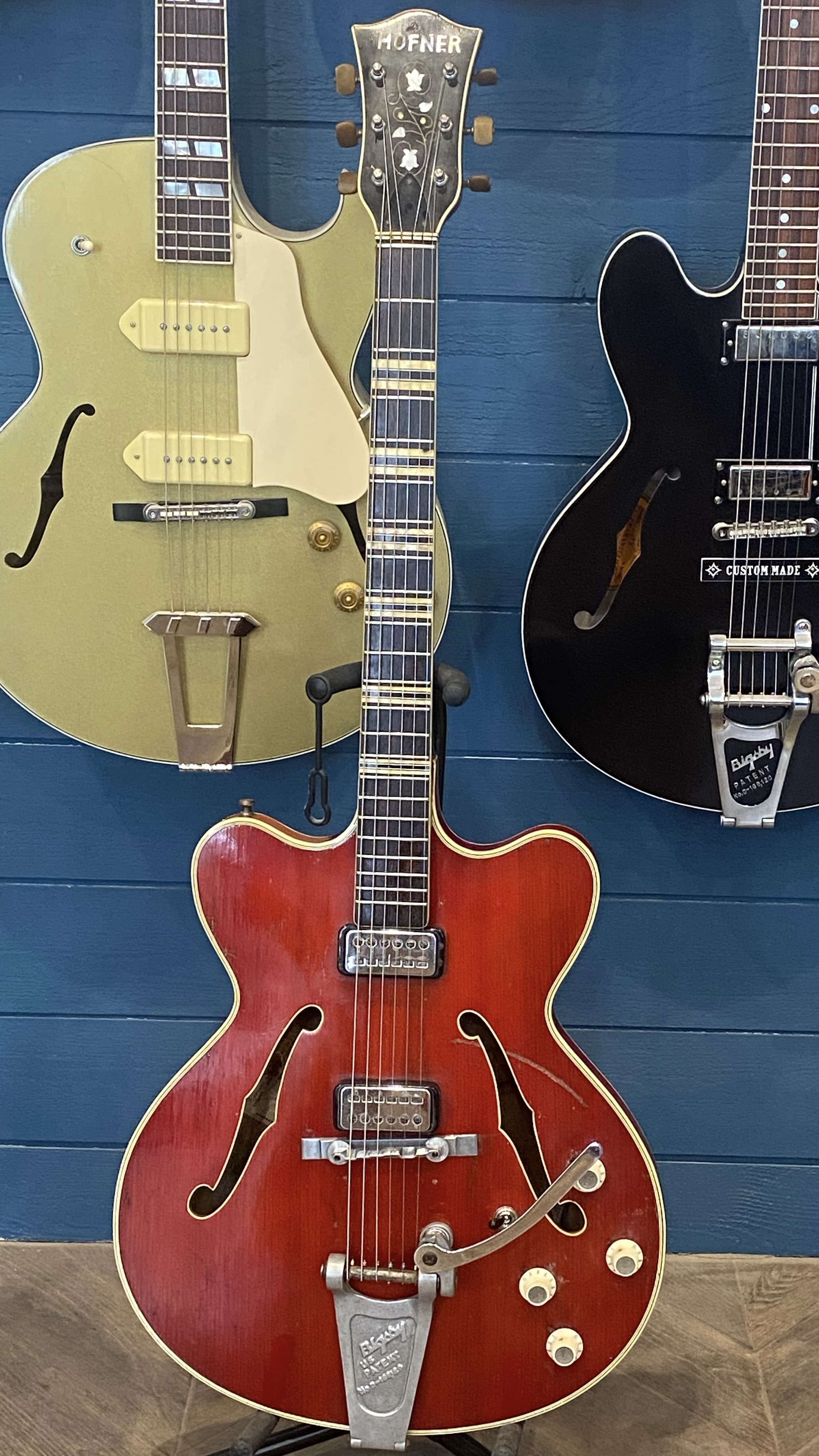 Hofner Verithin 1963 Original Vintage, Bigsby