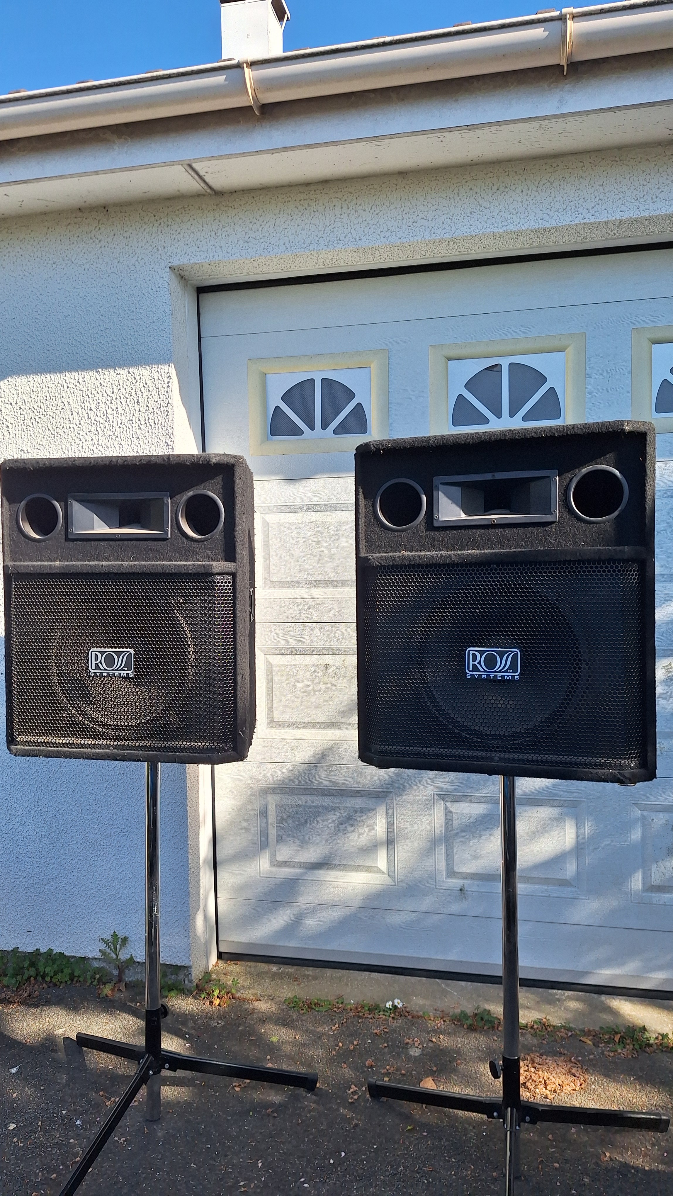 Vends enceintes passives ROSS R152 (500W)