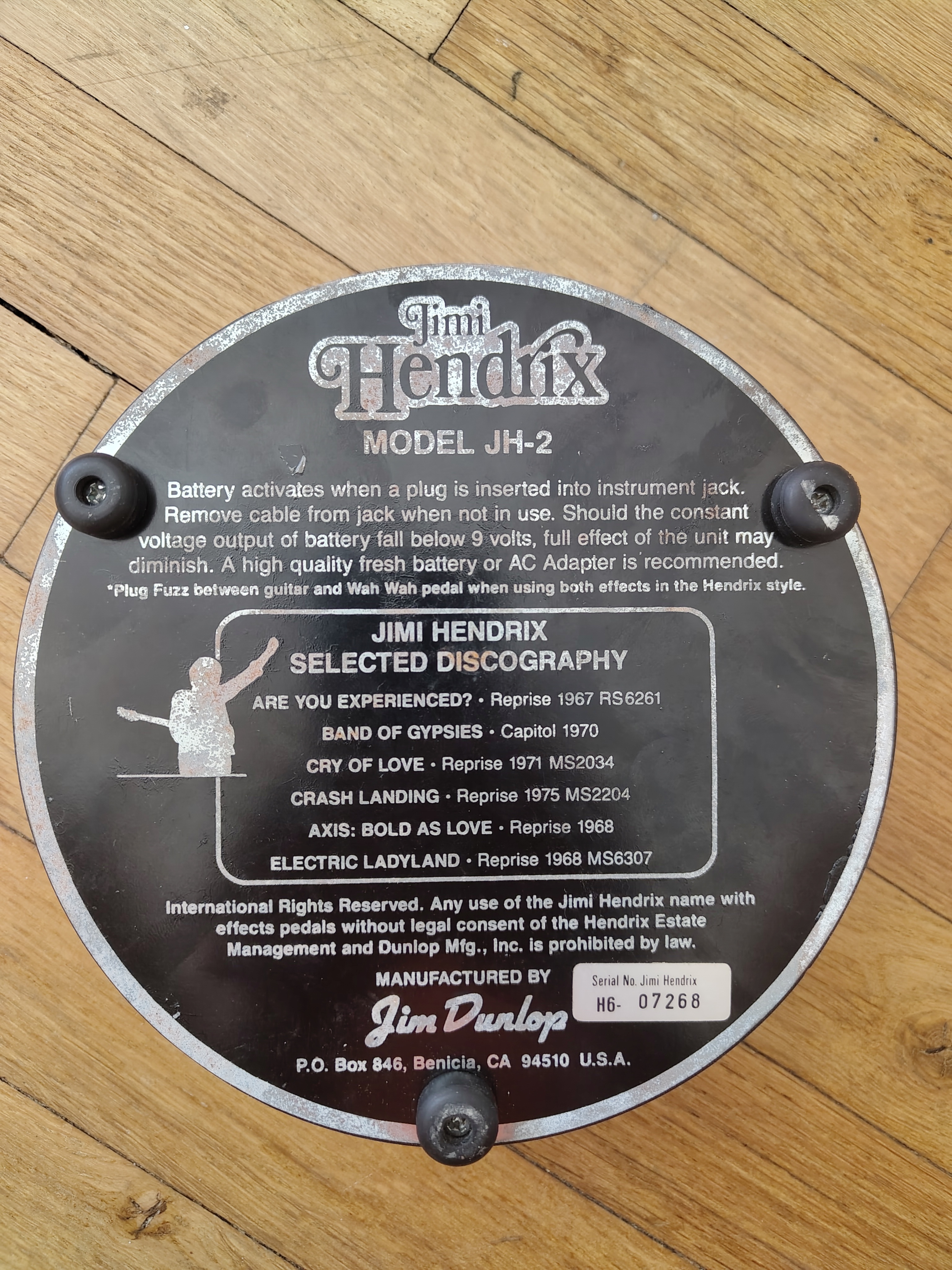 Dunlop JH2 Jimi Hendrix Fuzz (53392)