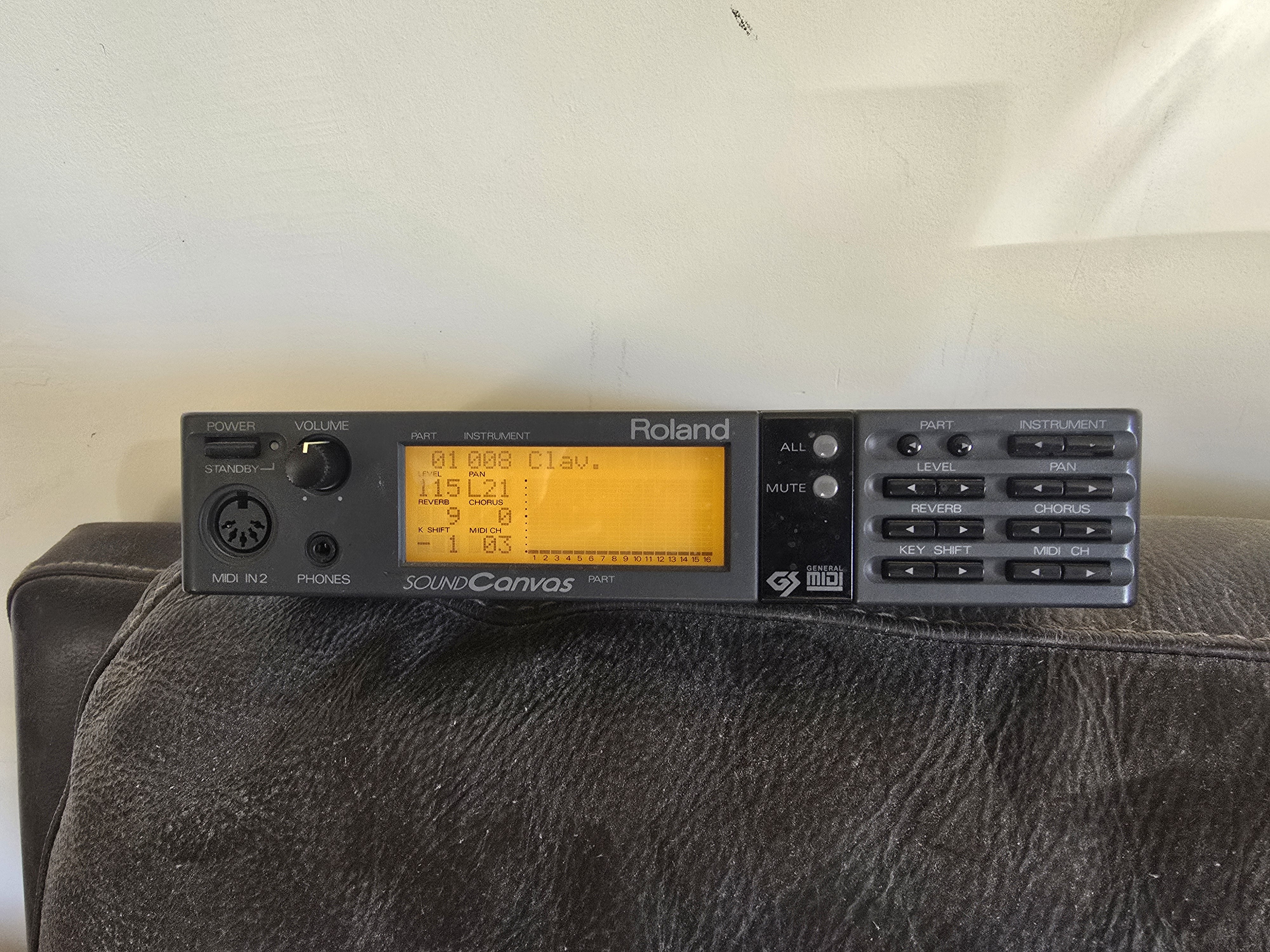 Roland SC-55 Sound Canvas – État Collector (Télécommande + Alim Origine)