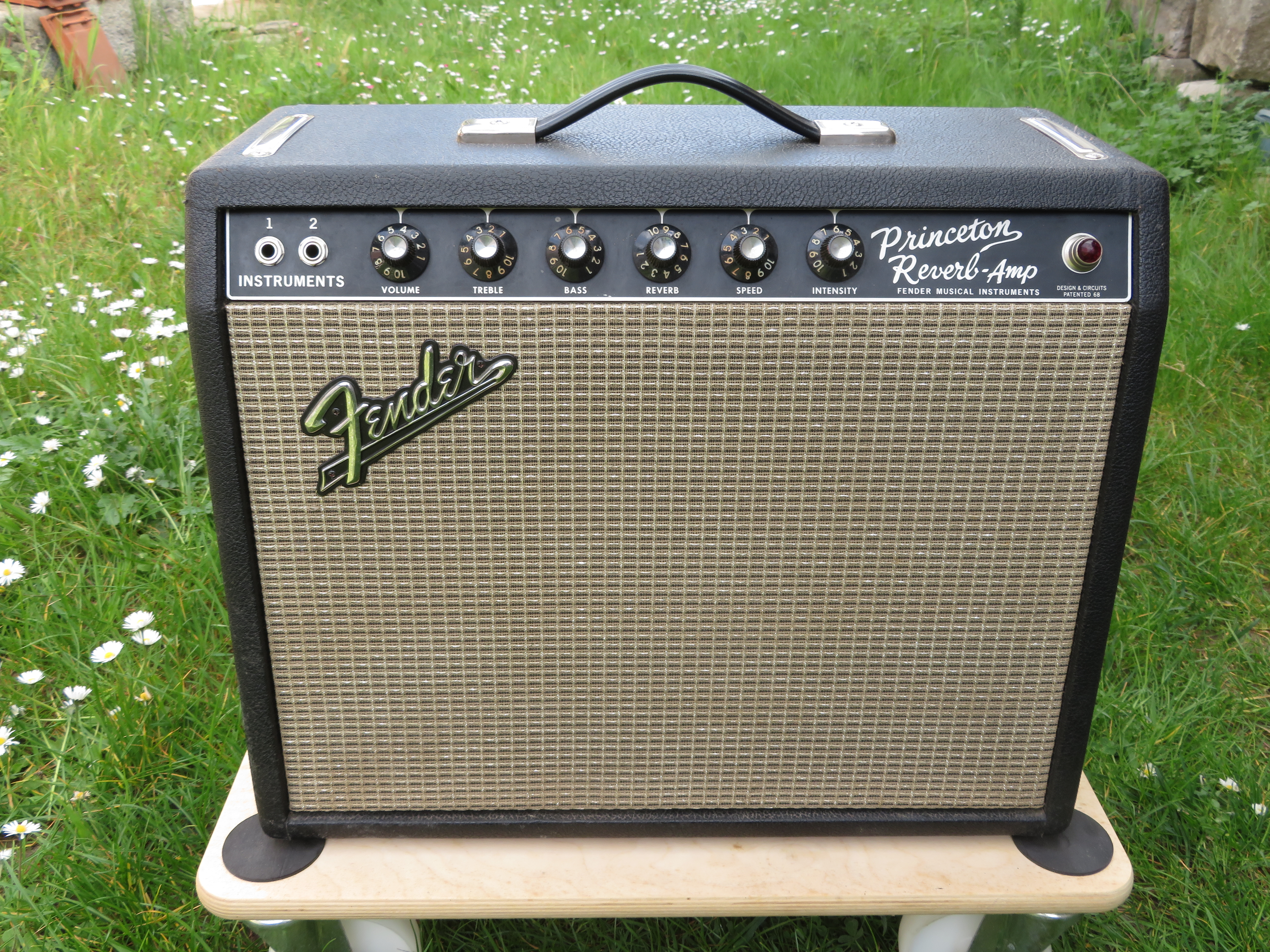 Vends Fender Princeton Reverb Blackface 1966 – État exceptionnel