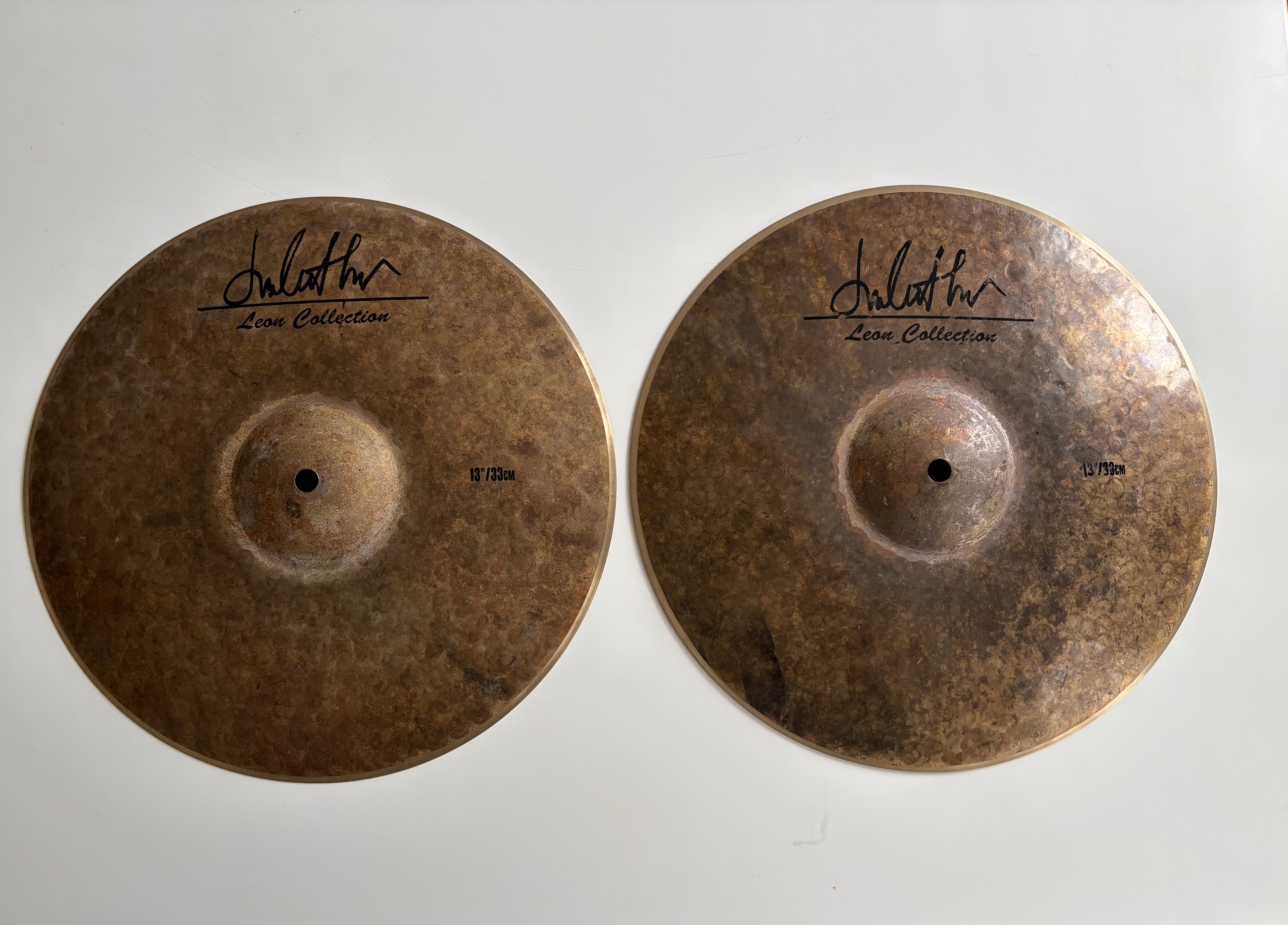 DARK HI HAT 13" Leon cymbals Turkish handmade