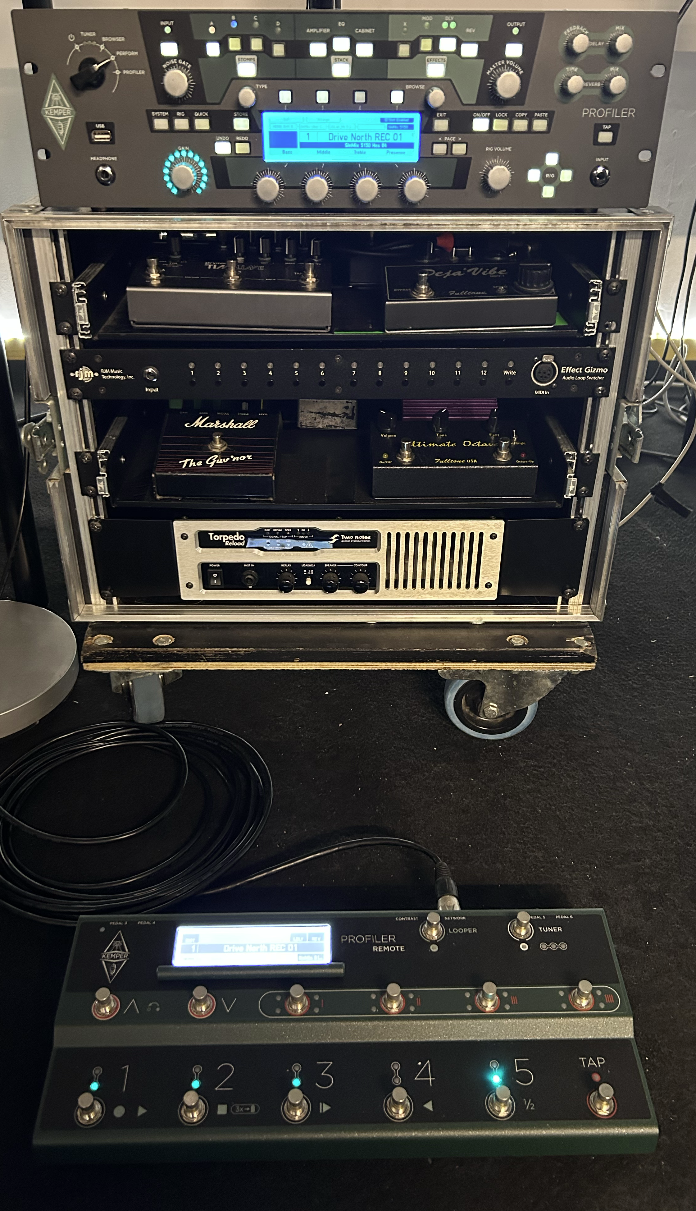 Kemper Profiler Rack + Remote + profils payants | État impeccable