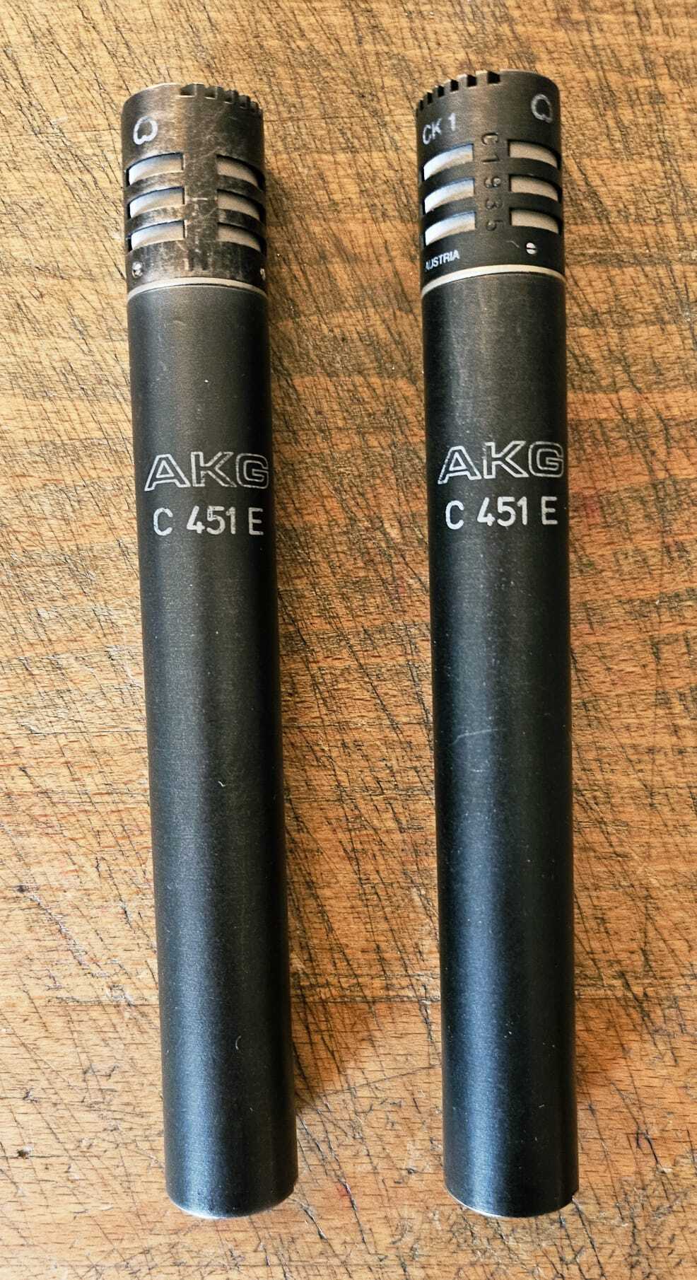 AKG C451E CAPSULES CK1 couple (PAIRE)