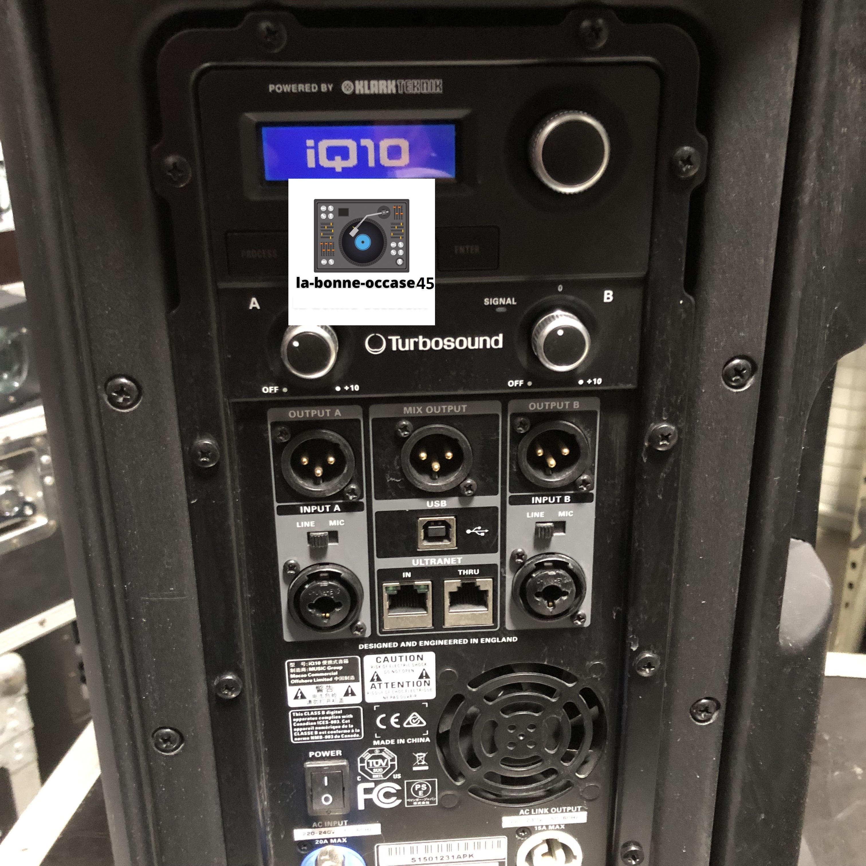 Enceinte IQ10 TURBOS