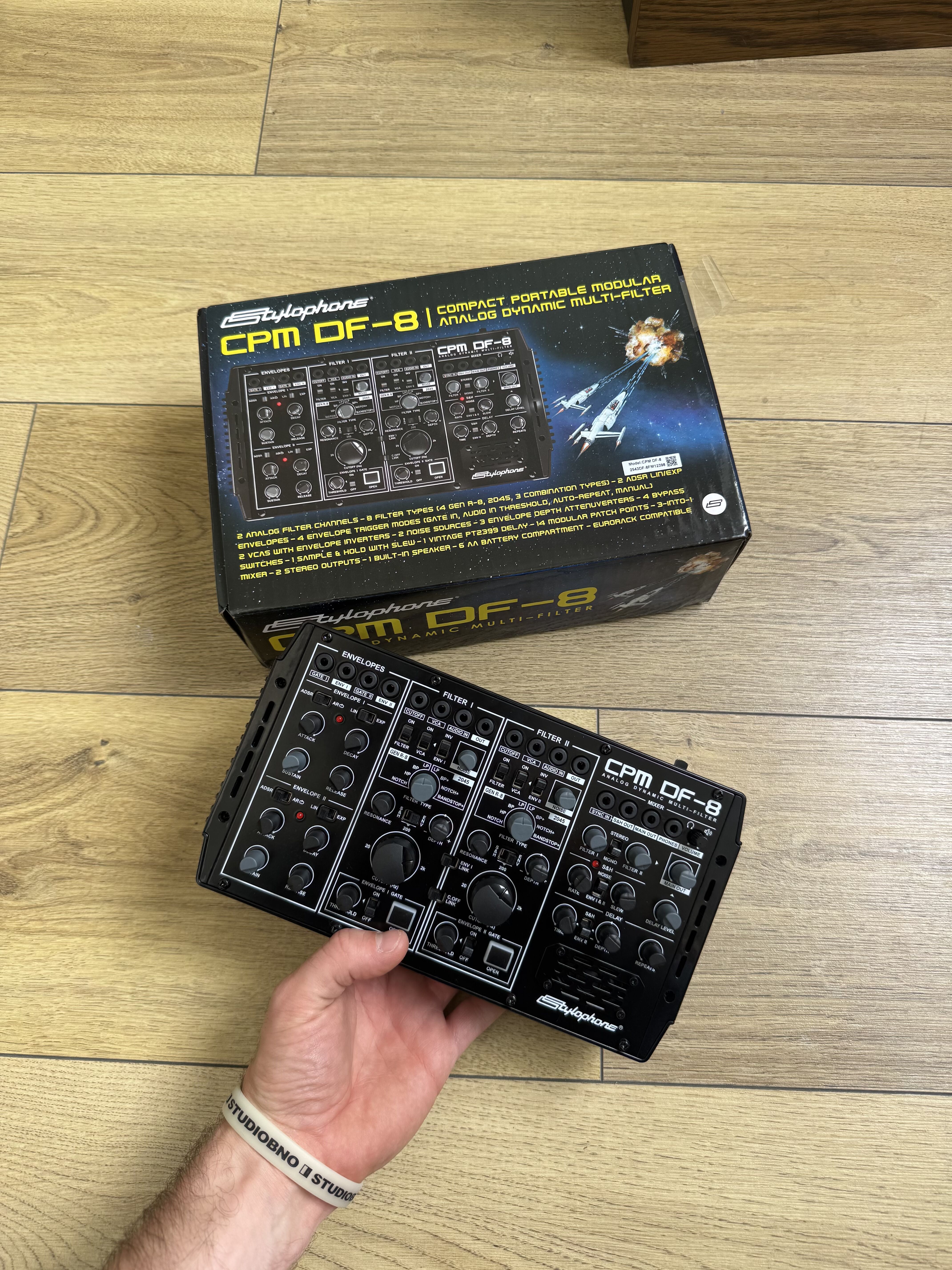 Stylophone DF-8 Filtre stereo modulaire Neuf, avec tout d'origine jamais servi