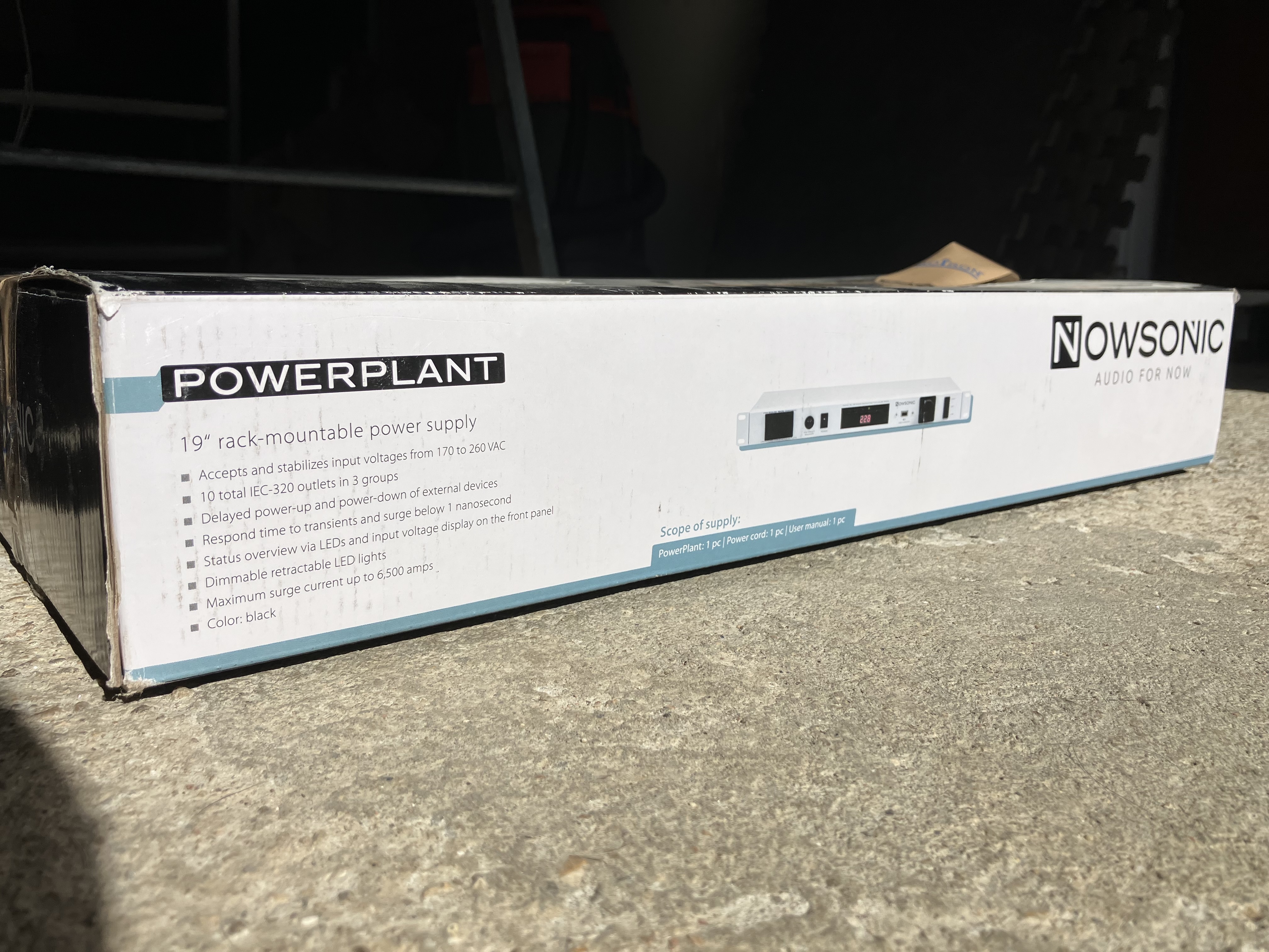 Nowsonic powerplant conditionneur de courant 19’´