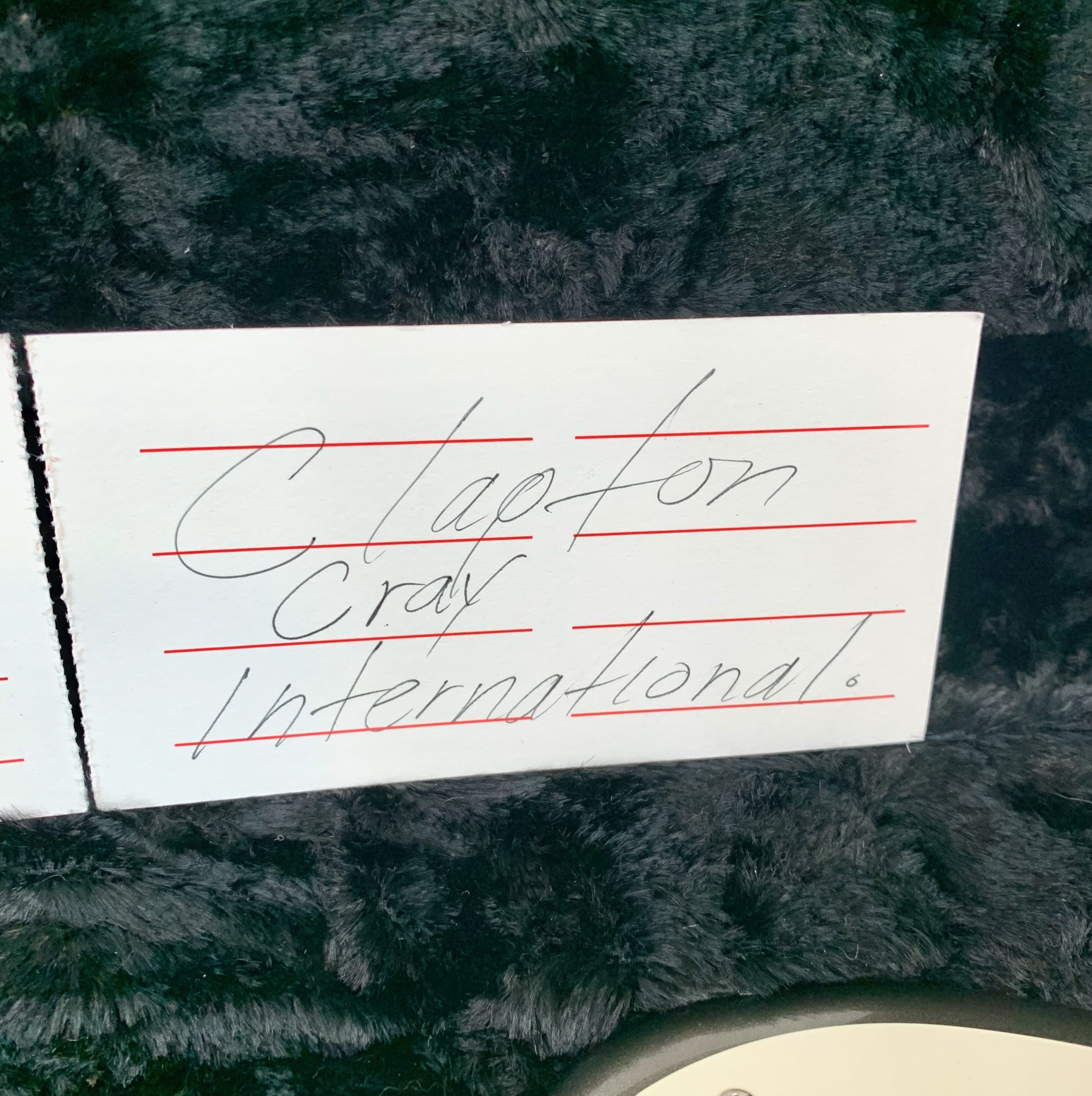 Fender Custom Shop Masterbuilt Eric Clapton Stratocaster (by Todd Krause) (87323)