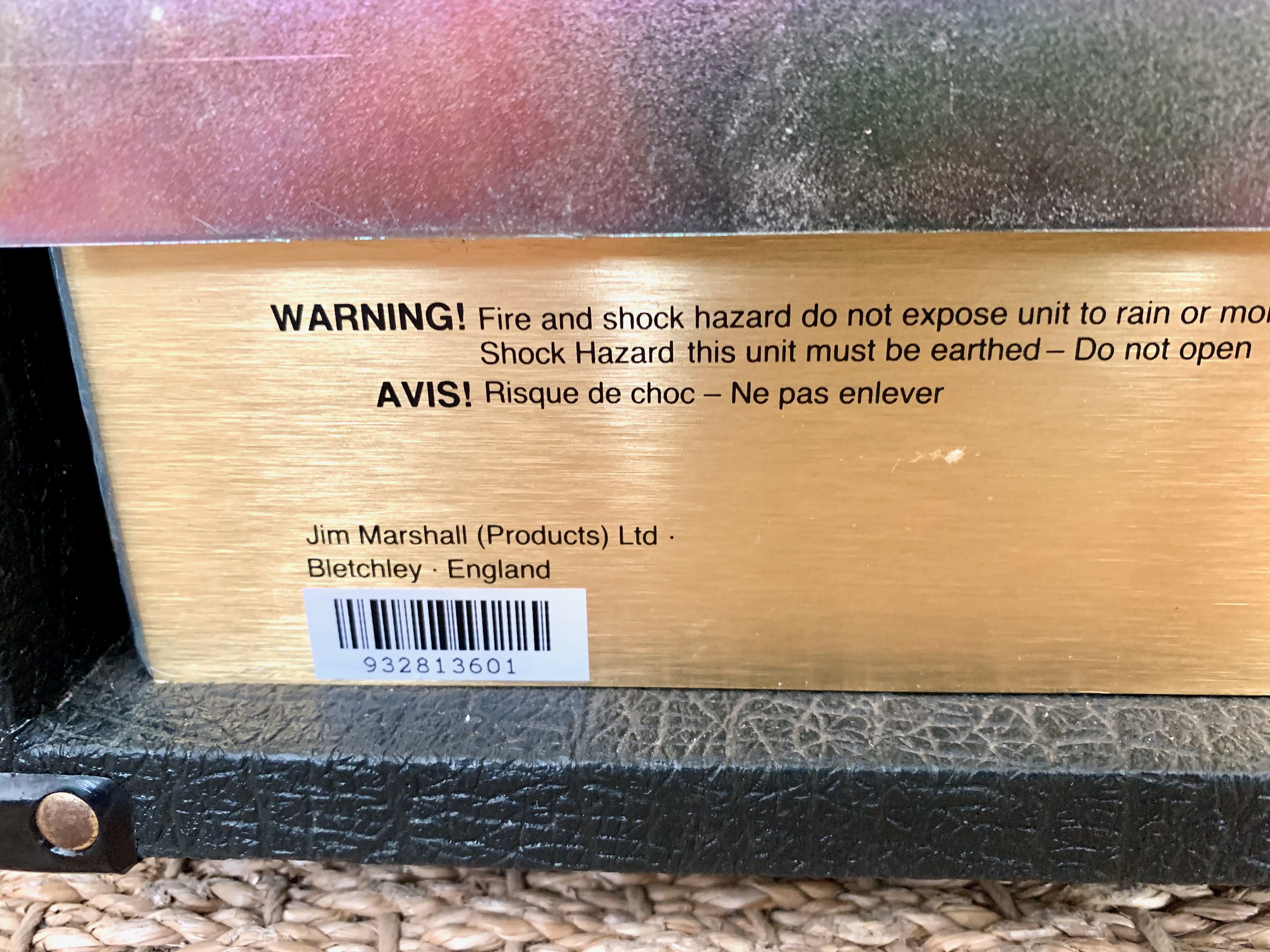 Marshall 4100 JCM900 Dual Reverb (1990-1999) (2003 - ? ) (38612)