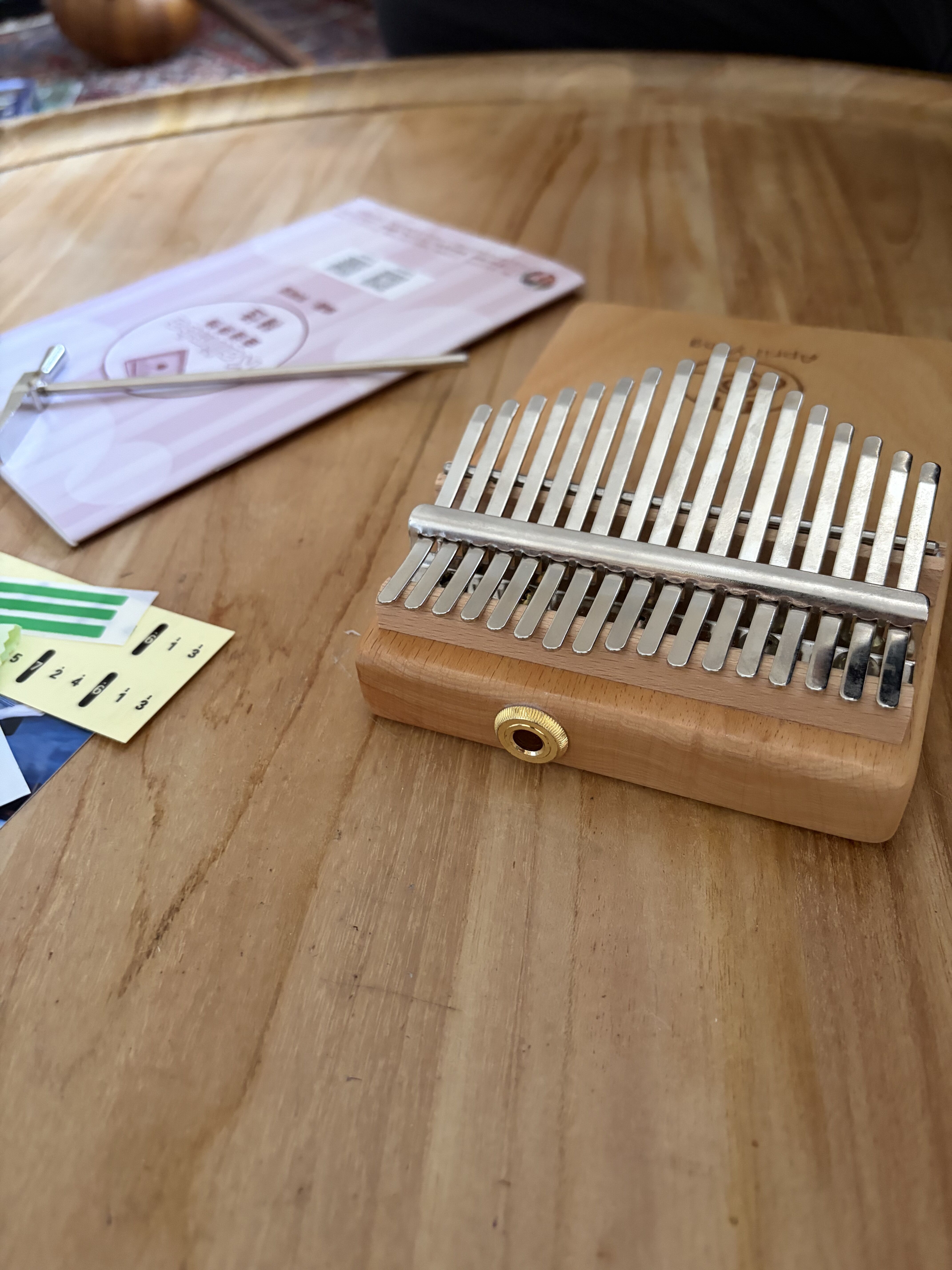 Kalimba électro acoustique April Yang