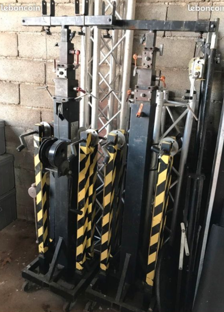 2 pied levage 6,5m ASD+ 6m structure 290