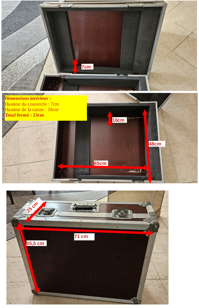 Fly Case 71 x 55,5 x 25