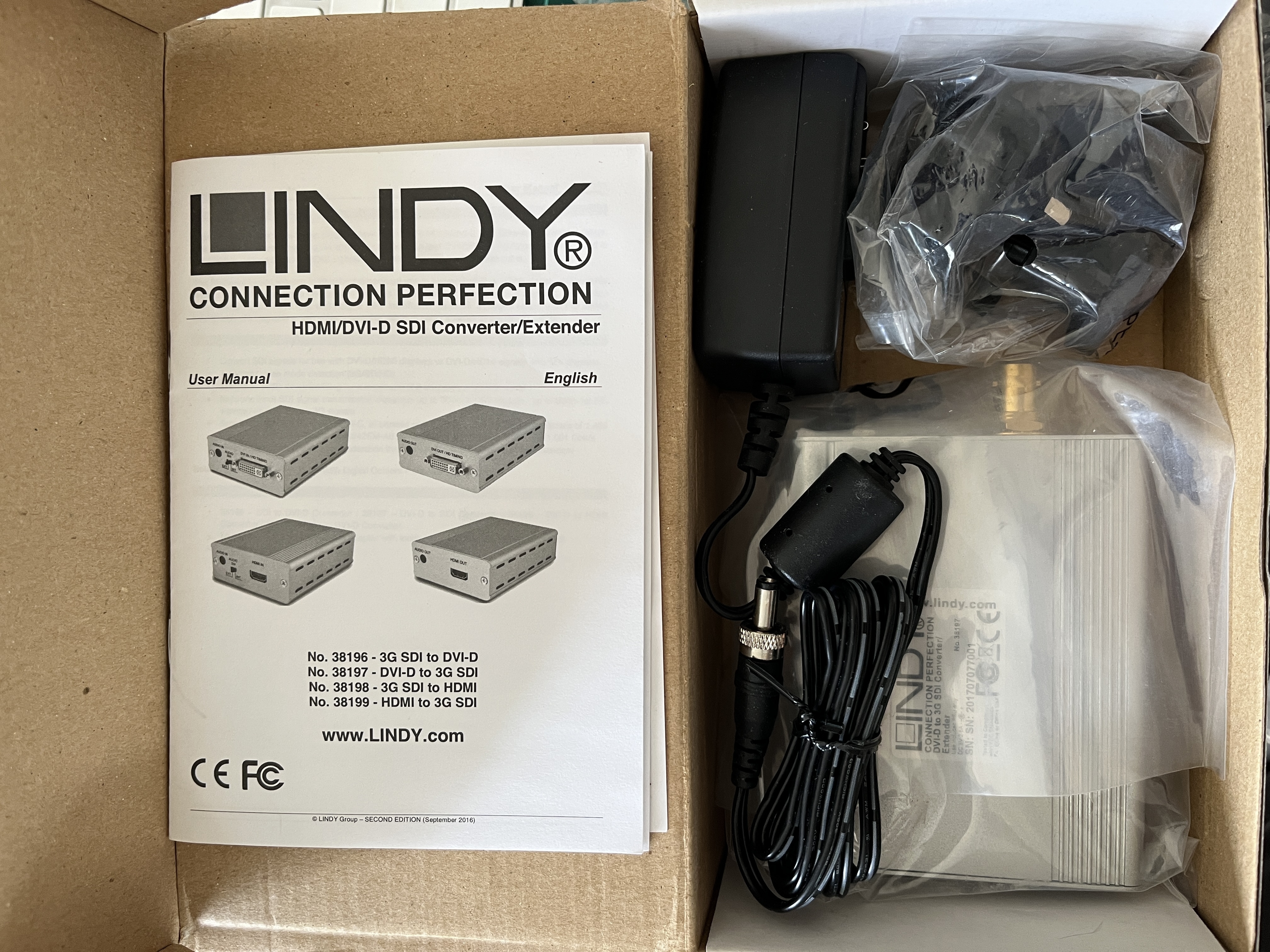 Lindy 38197 – Convertisseur HDMI / DVI-D vers 3G-SDI – Neuf