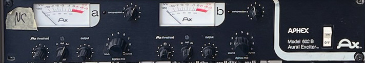 Aphex 602B Aural Exciter – Enhancer analogique légendaire (2 canaux)