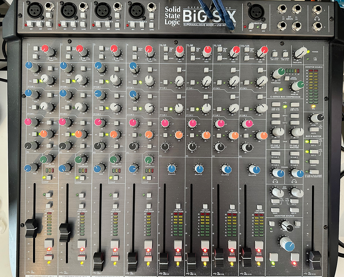 Vends ma console de mixage SSL Big Six