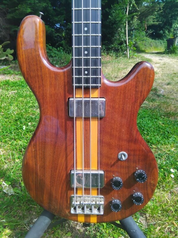 Vintage 1978 Kramer 450B Natural Electric Bass Guitar