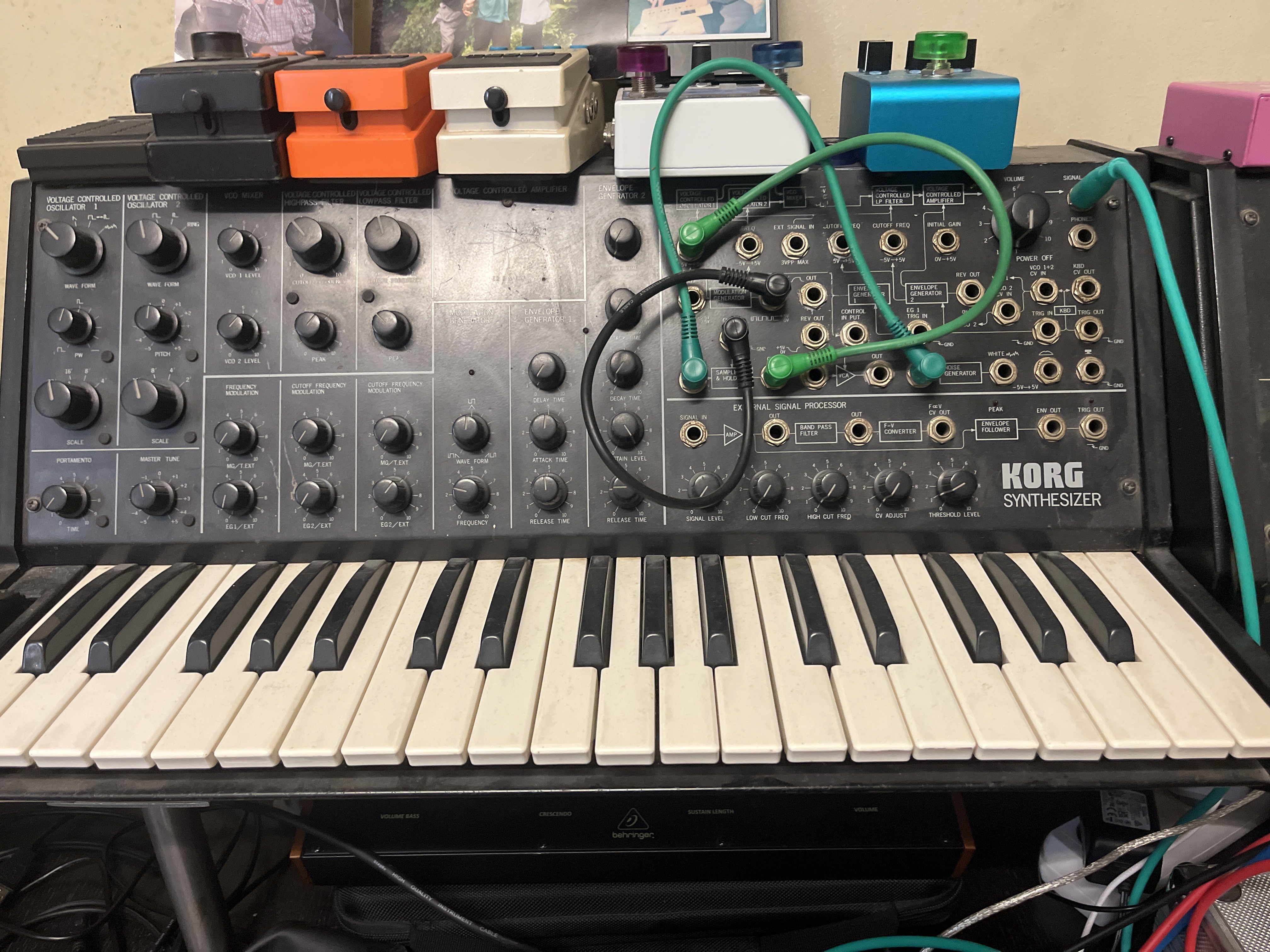 Korg Ms20 + Sq10